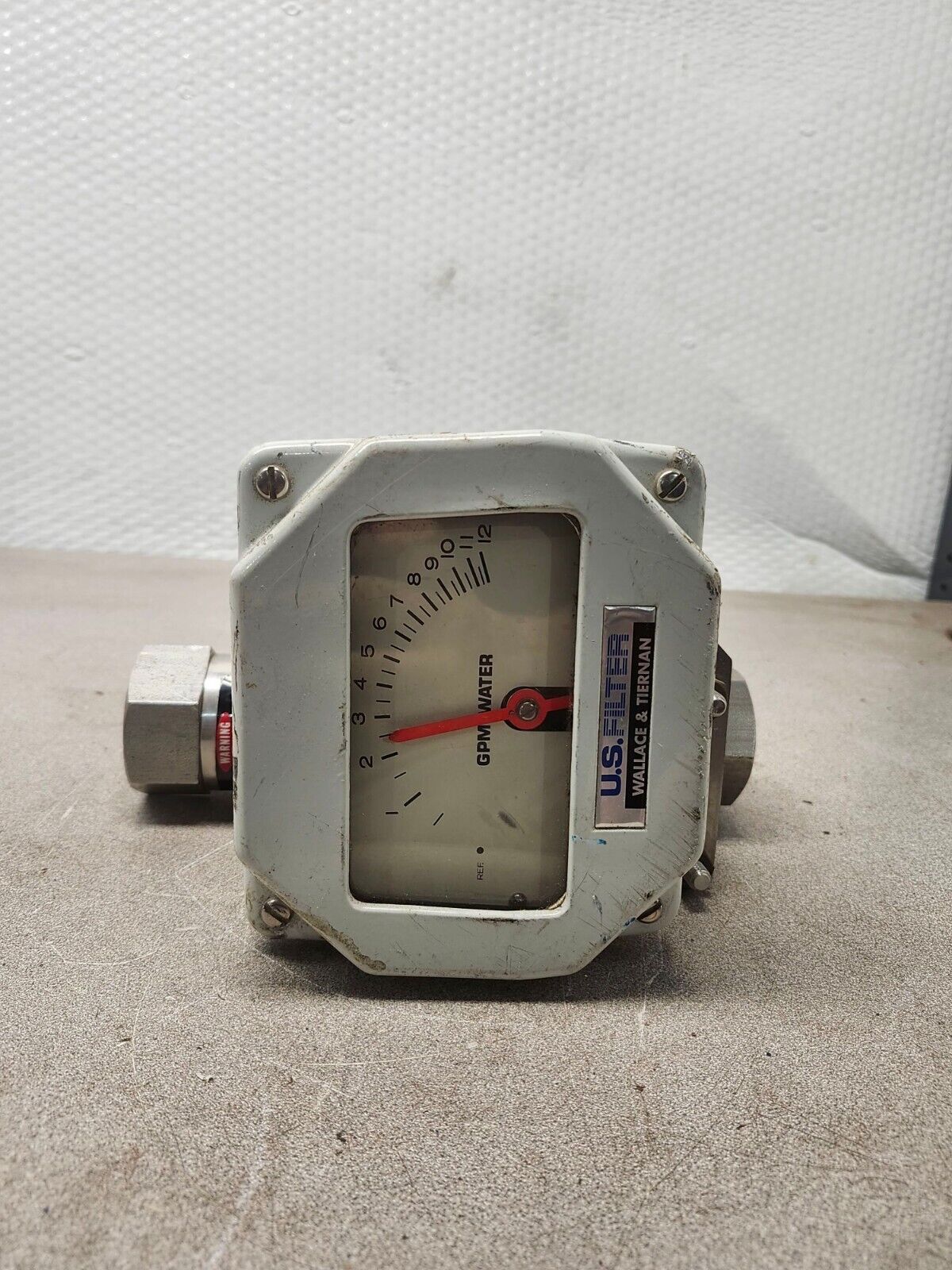 NEW NO BOX WALLACE ARMORED FLOW METER 5520M02212XUXUX