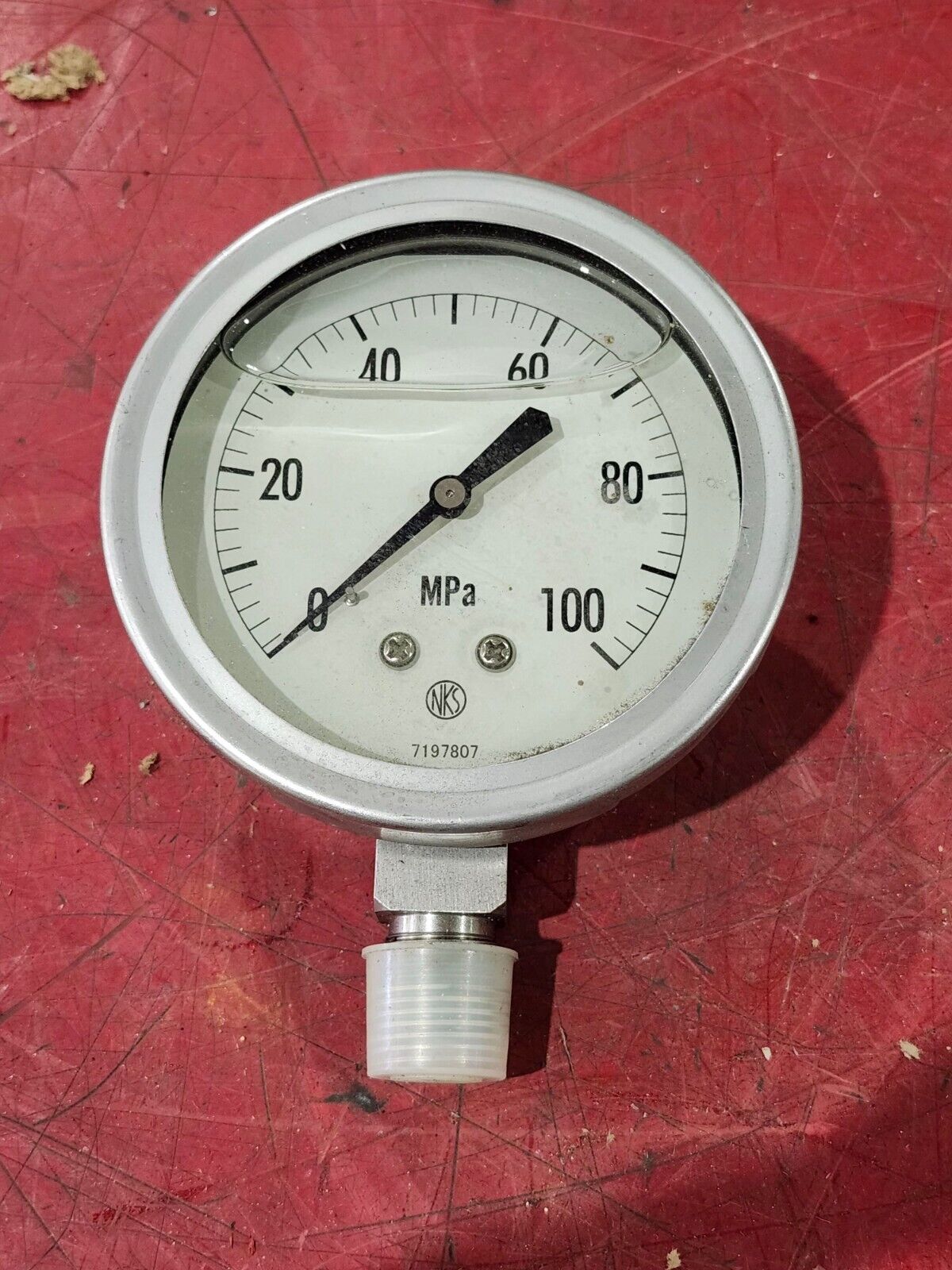 NEW NAGANO KEIKI 0-100MPA PRESSURE GAUGE GV42-143 AT1/2 100X100MPA