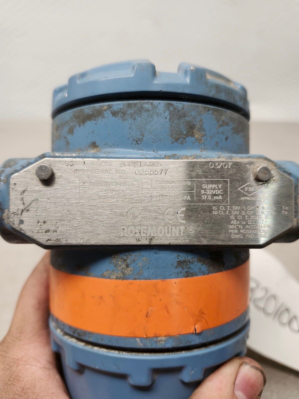 USED ROSEMOUNT Pressure Transmitter 9PSI 3051S1CG2A2E12A1AE5L4M5