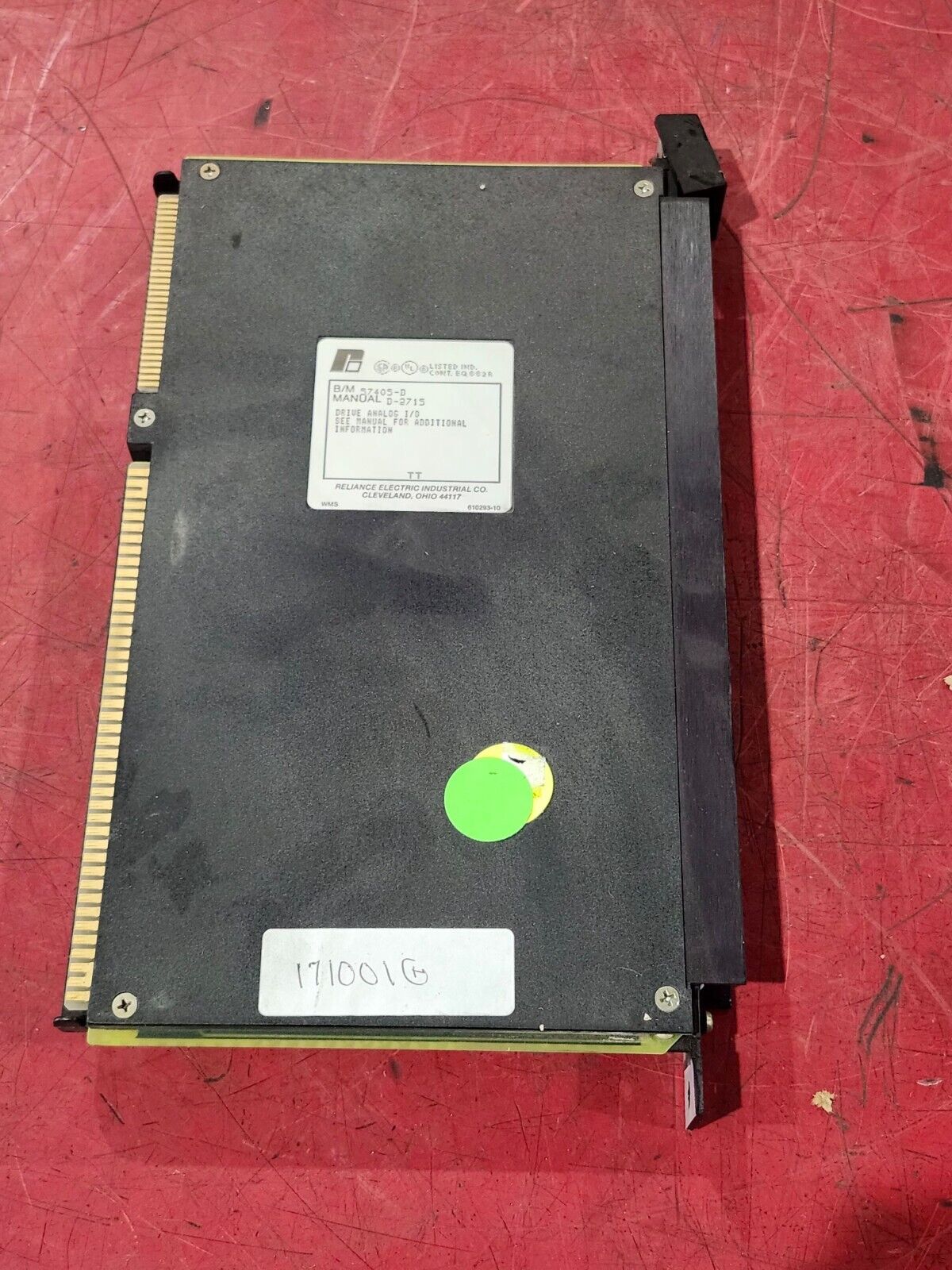 USED RELIANCE DRIVE ANALOG I/O MODULE 57405-D