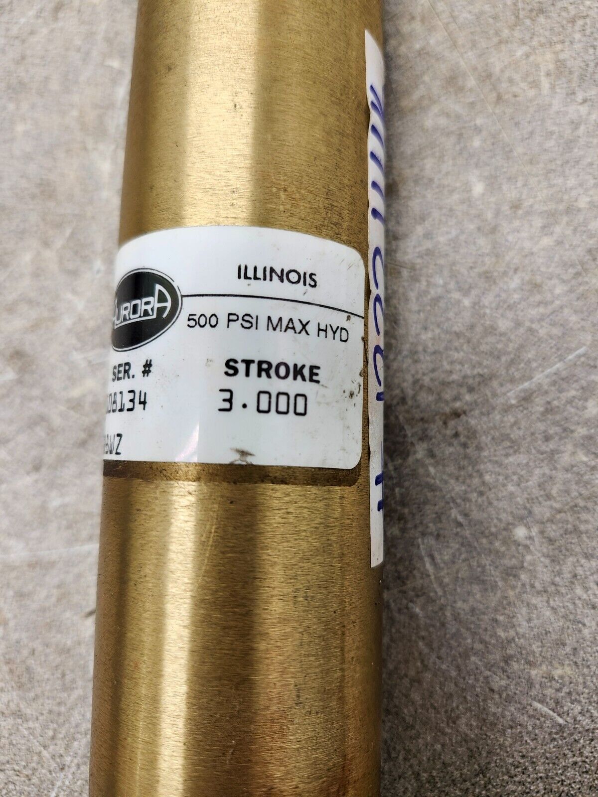 NEW NO BOX AURORA CYLINDER 1.500 BORE 3.000 STROKE 15HB2C24D8WZ