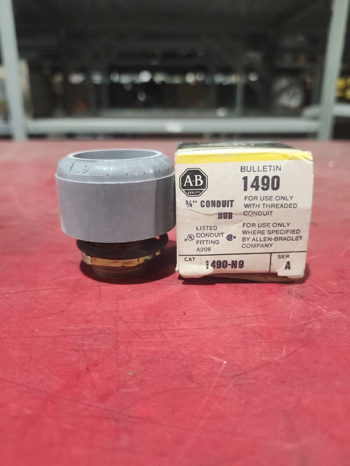 NEW IN BOX LOT OF 5 ALLEN BRADLY 3/4'' CONDUIT HUB 1490-N9