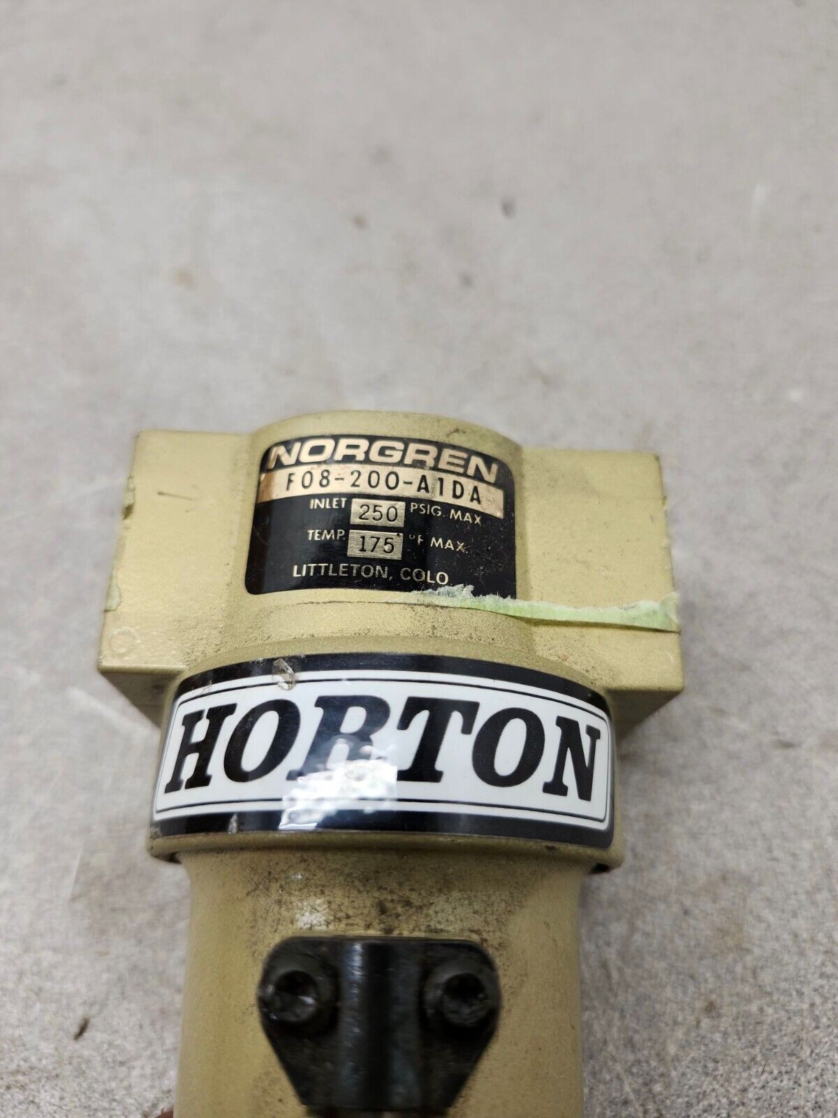 USED NO BOX Norgren /Horton Filter F08-200-A1DA