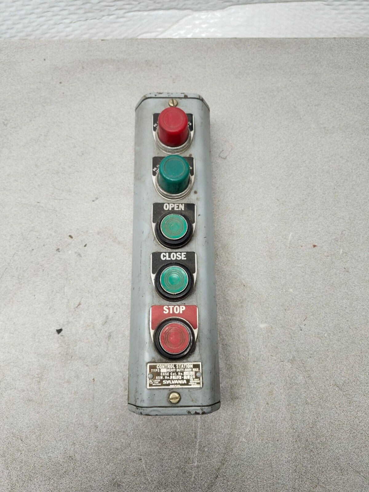 NEW NO BOX Sylvania Control Station 1H5-SPL