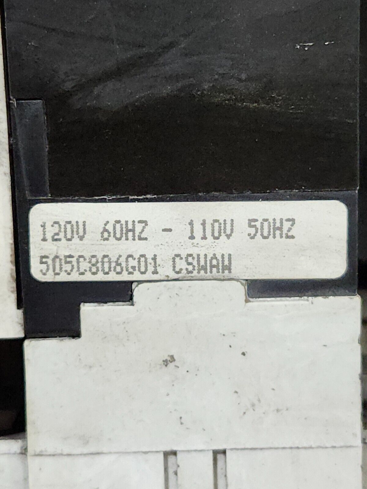 USED WESTINGHOUSE MOTOR CONTROL SIZE 2, 3-POLES A200M2CAC W/ THERMAL RELAY BA23