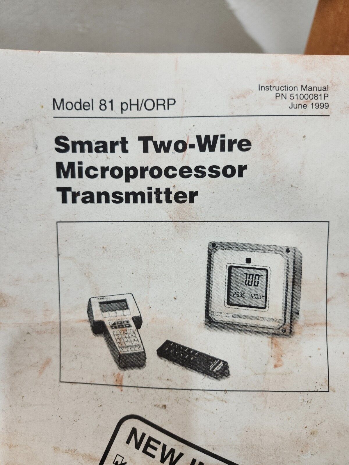 NEW IN BOX ROSEMOUNT SMART TWO-WIRE MICROPROCESSOR TRANSMITTER 0081PH/ORP