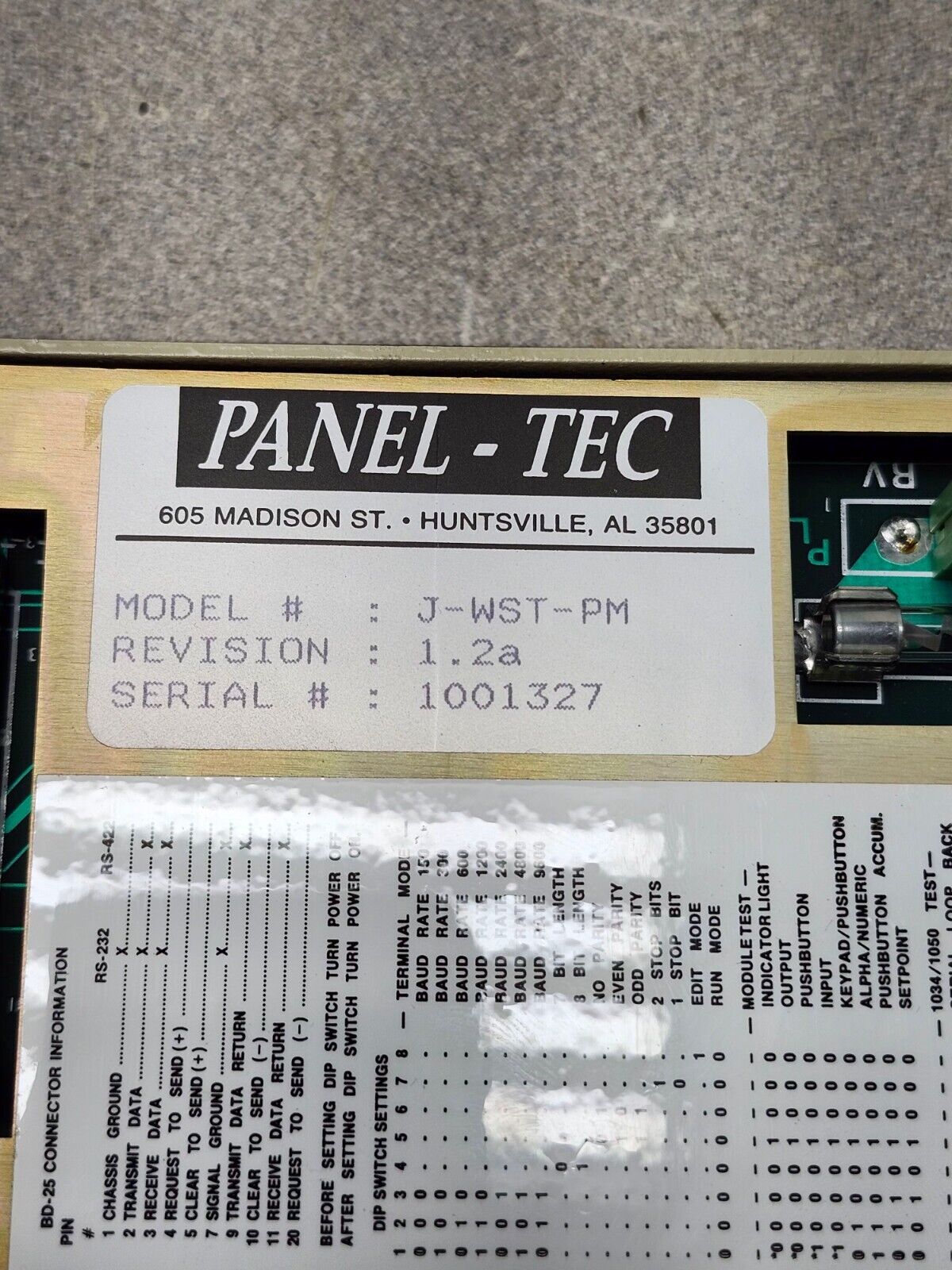 NEW IN BOX PANEL TEC SMART PANEL J-WST-PM