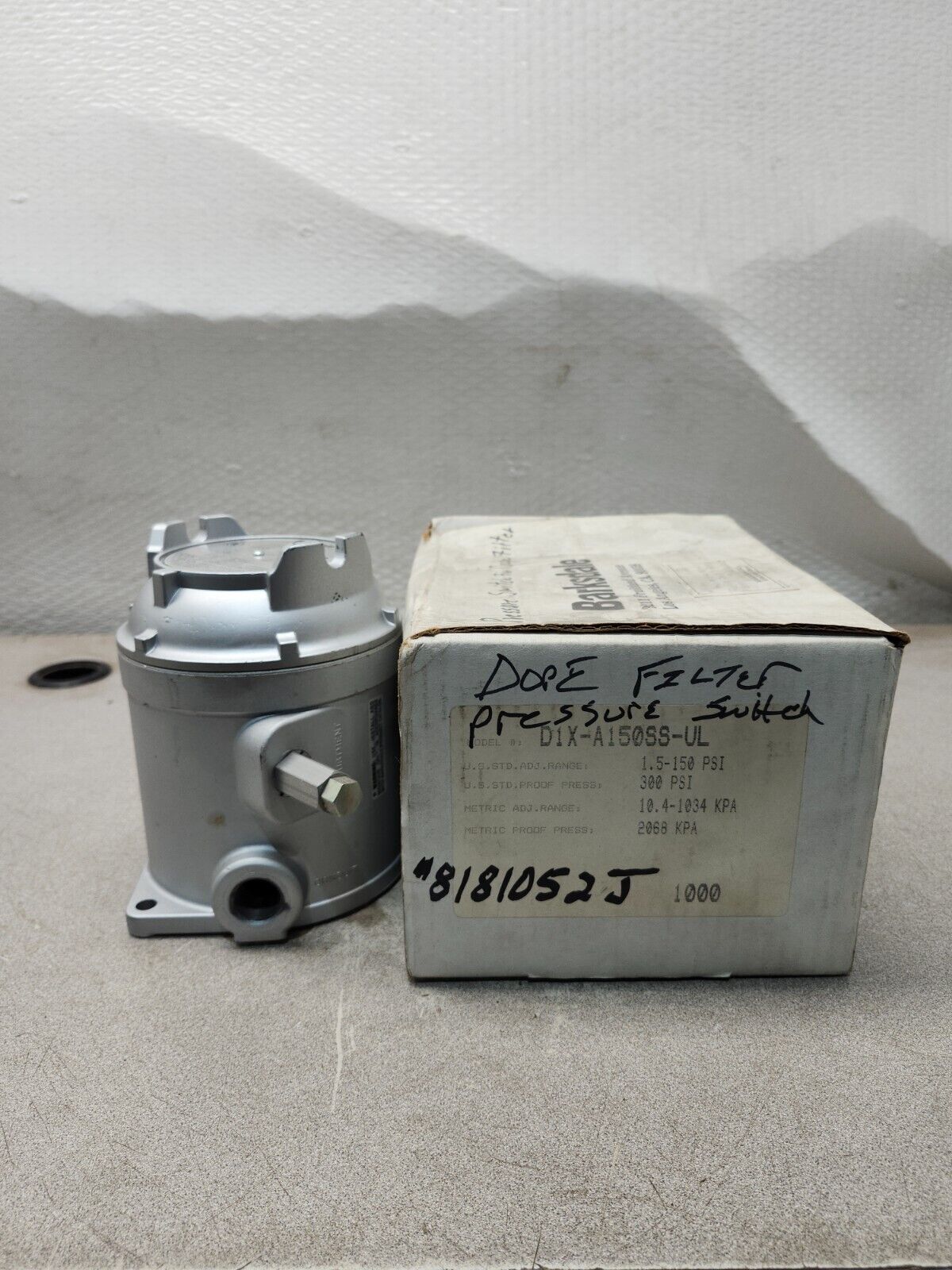 NEW IN BOX BARKSDALE D1X-A150SS-UL