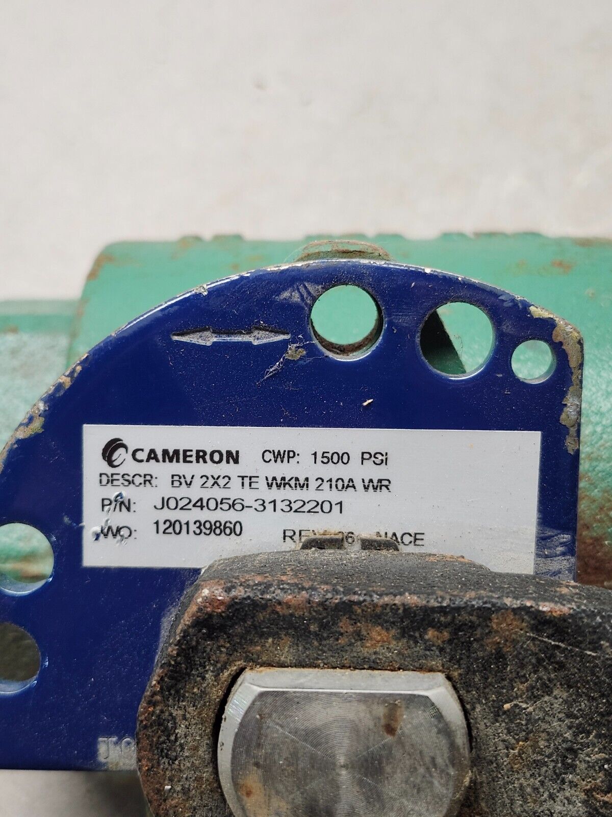 NEW NO BOX CAMERON FLOATING BALL VALVE 1500 PSI BV 2X2 TE WKM 210A WR