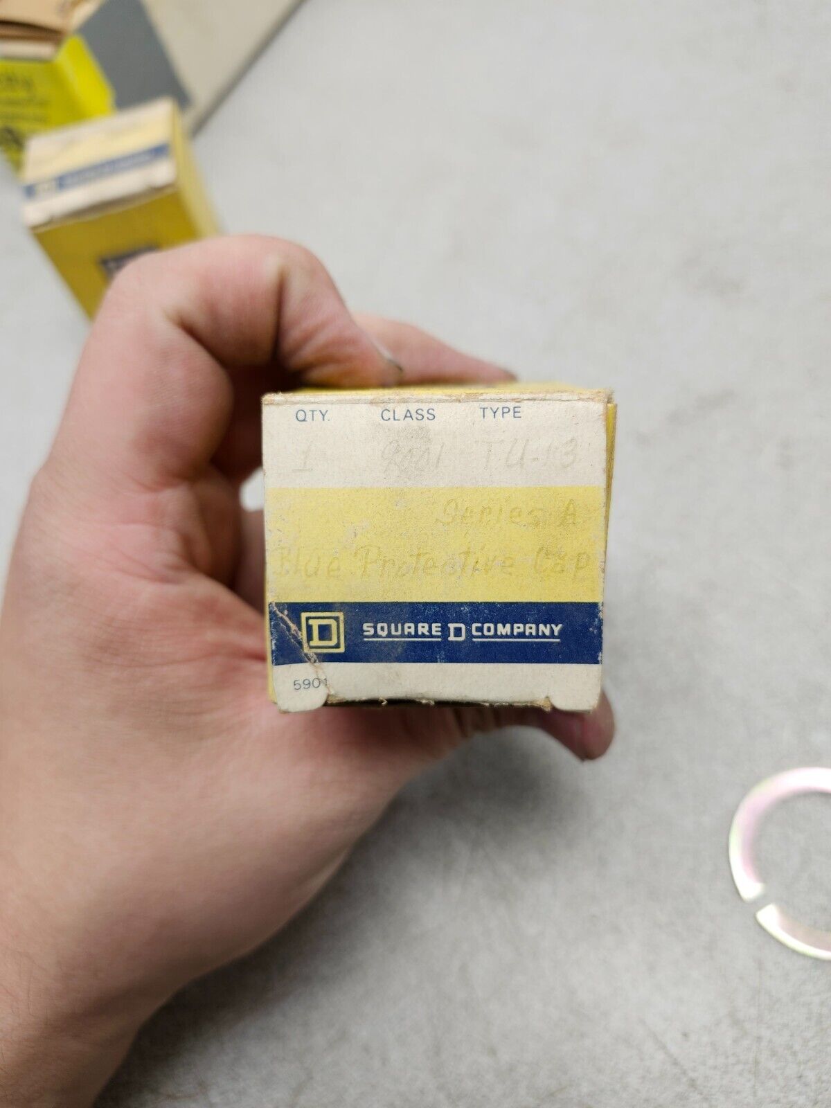 NEW IN BOX LOT OF 2 Square D Protective Cap 9001 TU-13 Ser. A