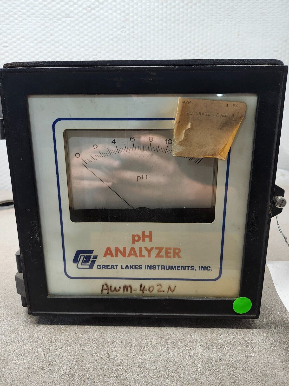 NEW NO BOX GREAT LAKES INSTRUMENTS PH ANALYZER AWM-402N