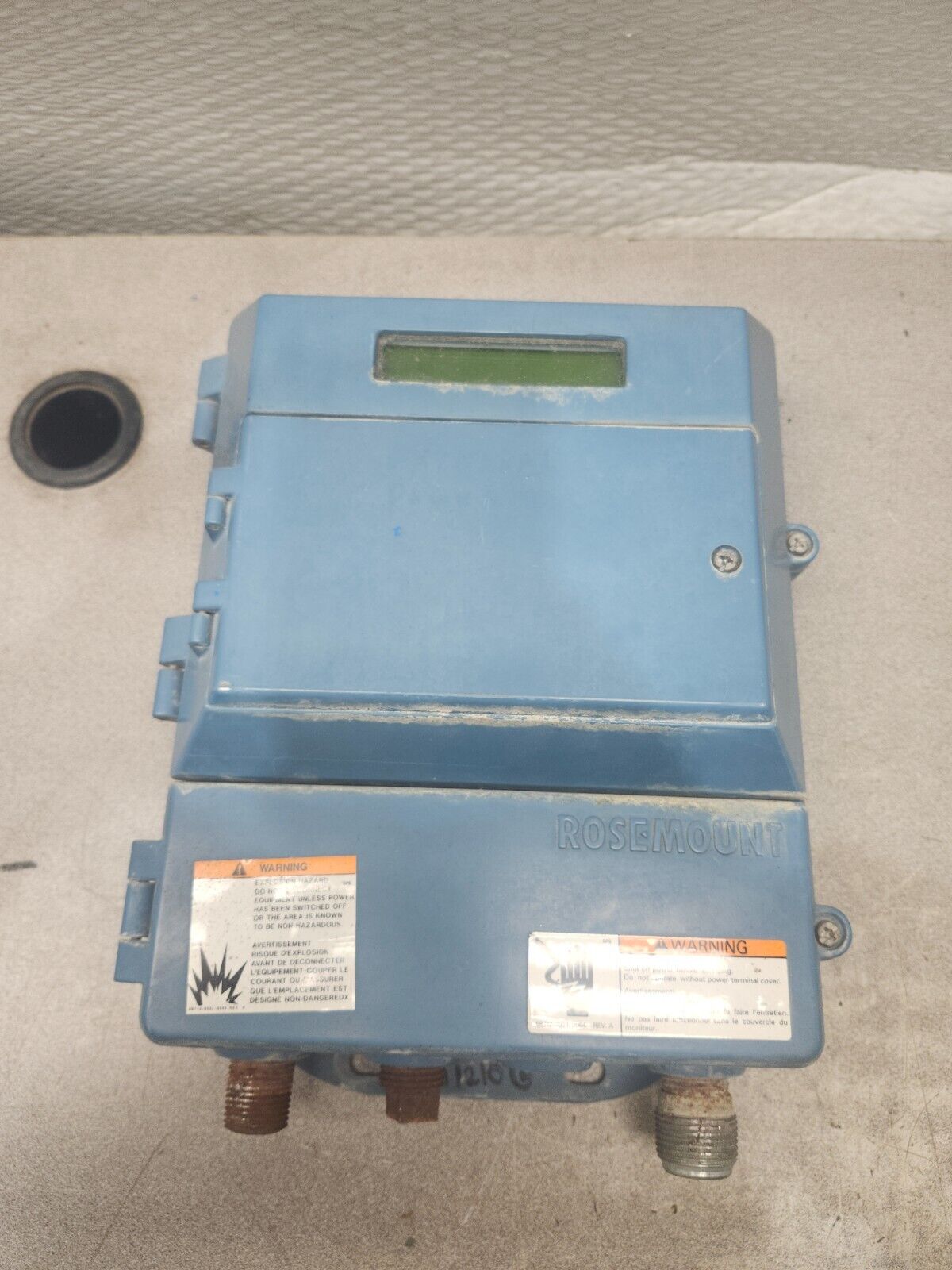 USED Rosemount Smart Hart Magnetic Flow Transmitter 90-250v-ac 8712DR12N0M4