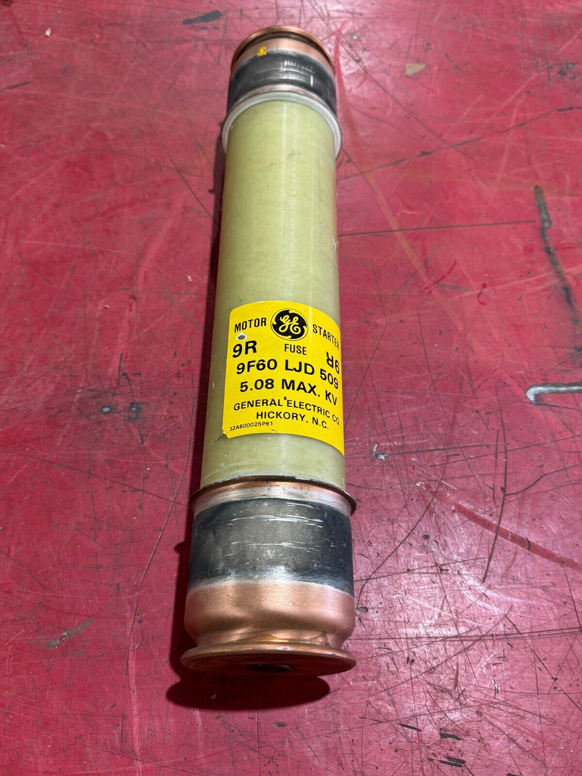 NEW SURPLUS GENERAL ELECTRIC EJ-2D 5.08 MAX KV FUSE 9F60LJD509