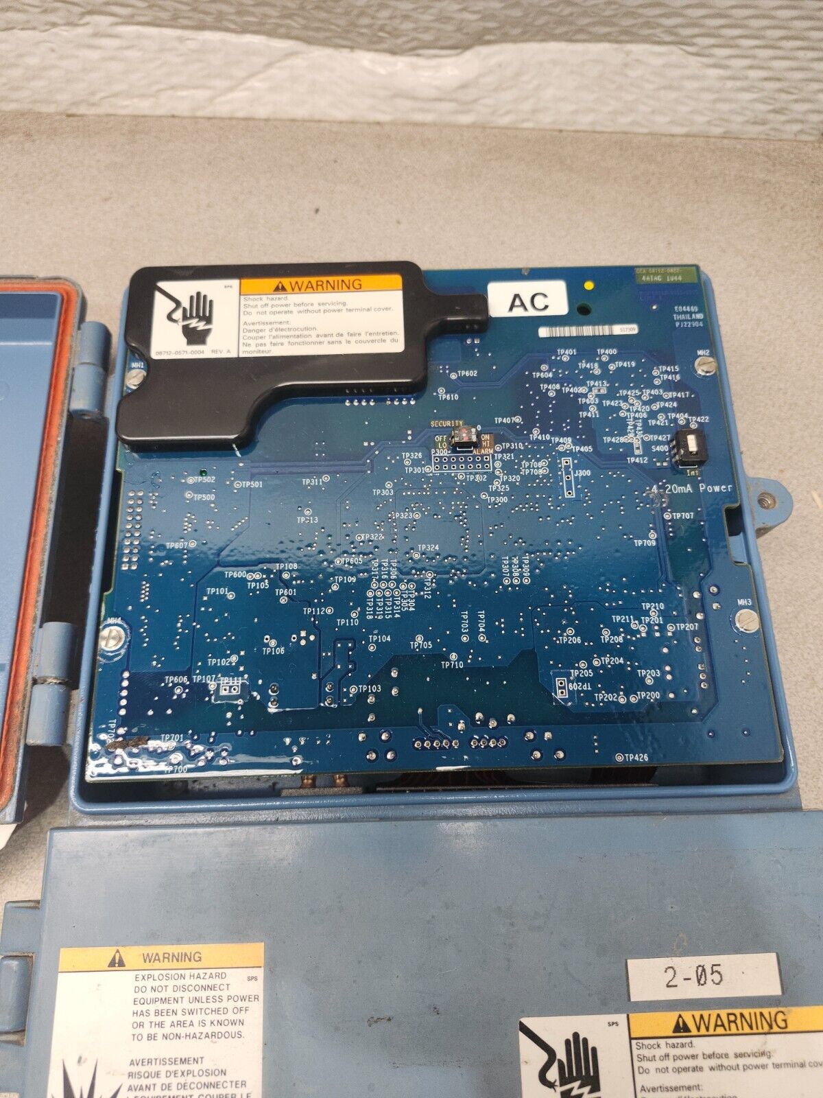 USED ROUSEMOUNT MAGNETIC FLOW TRANSMITTER 8712HR12C1N0F0235