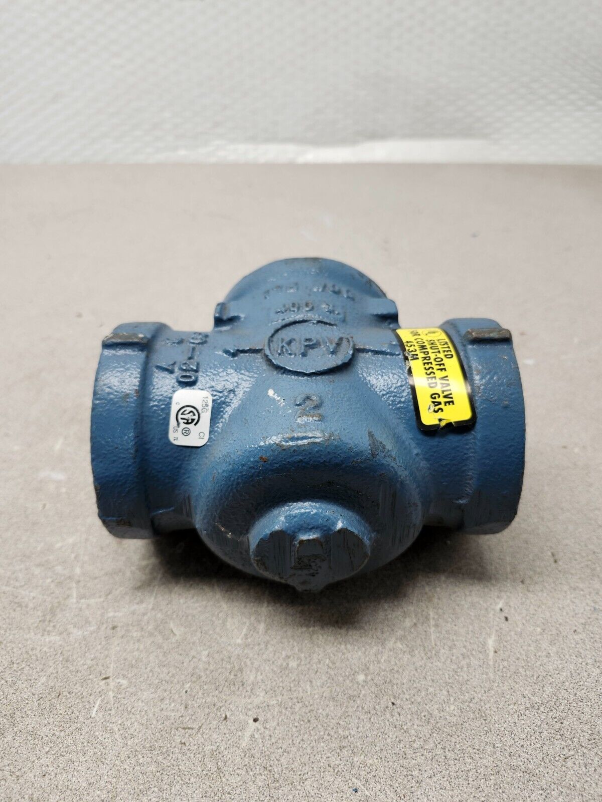NEW NO BOX KPV 2" Shut-off Valve For Compressed Gas, 175N