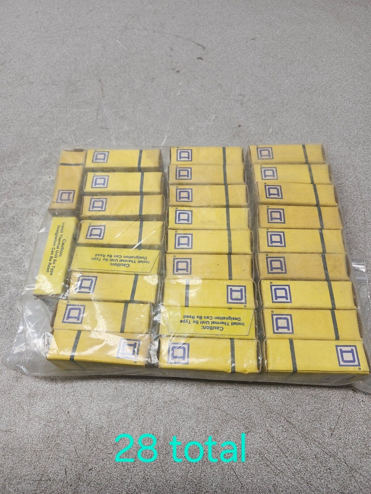 NEW IN BOX LOT OF 28 SQUARE D Overload Relay Thermal Unit 1-A2.81