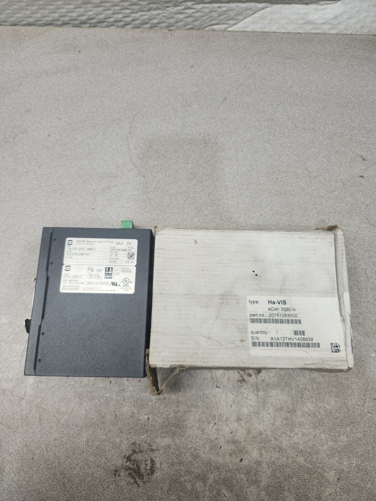 NEW IN BOX HARTING Ethernet Module HA-VIS ECON 3080-A 20761083000