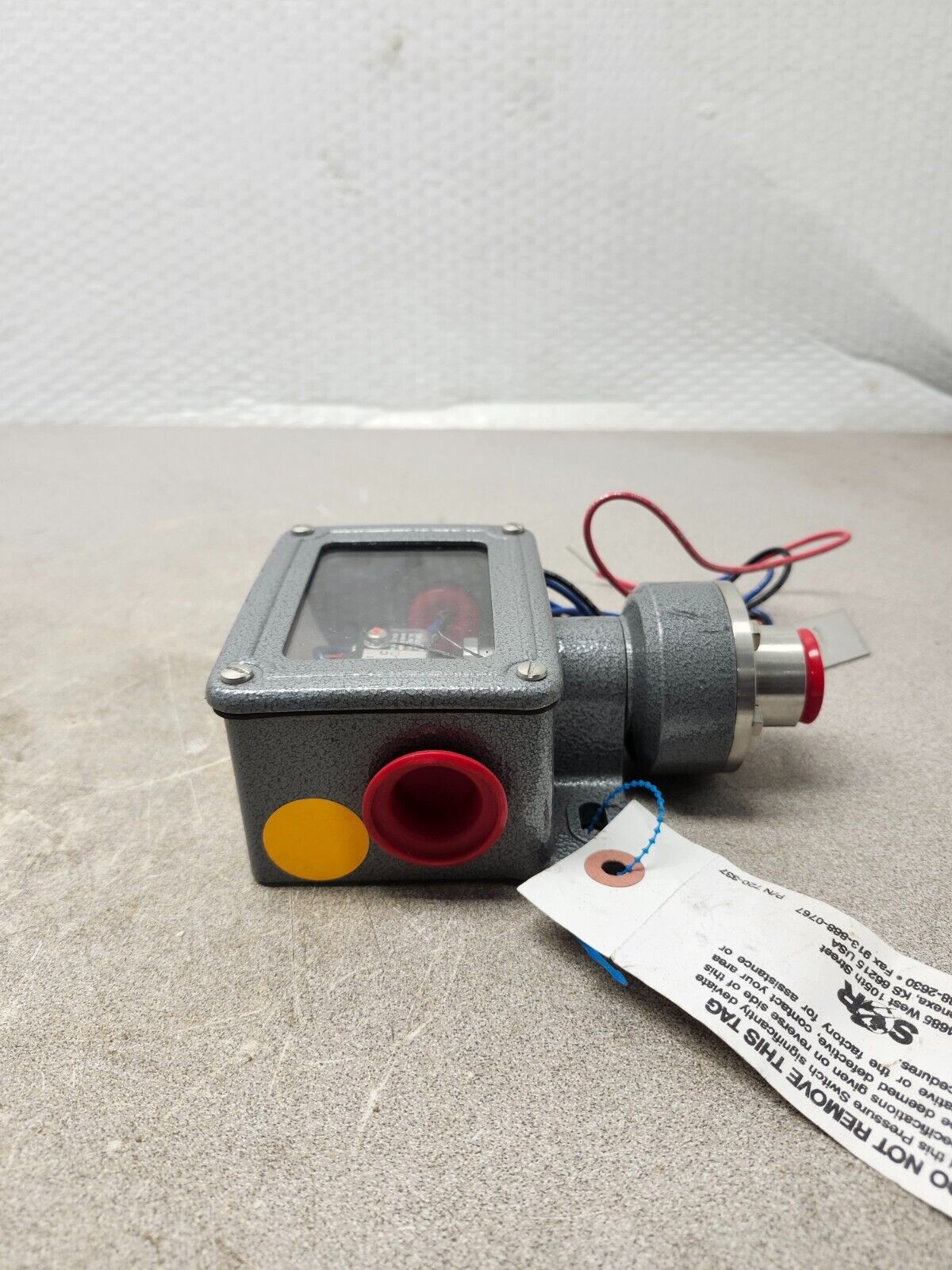 NEW NO BOX SOR PRESSURE SWITCH DOUBLE SWITCHING ELEMENT 3/4'' 4N3-KK45-M4-C2A-RR