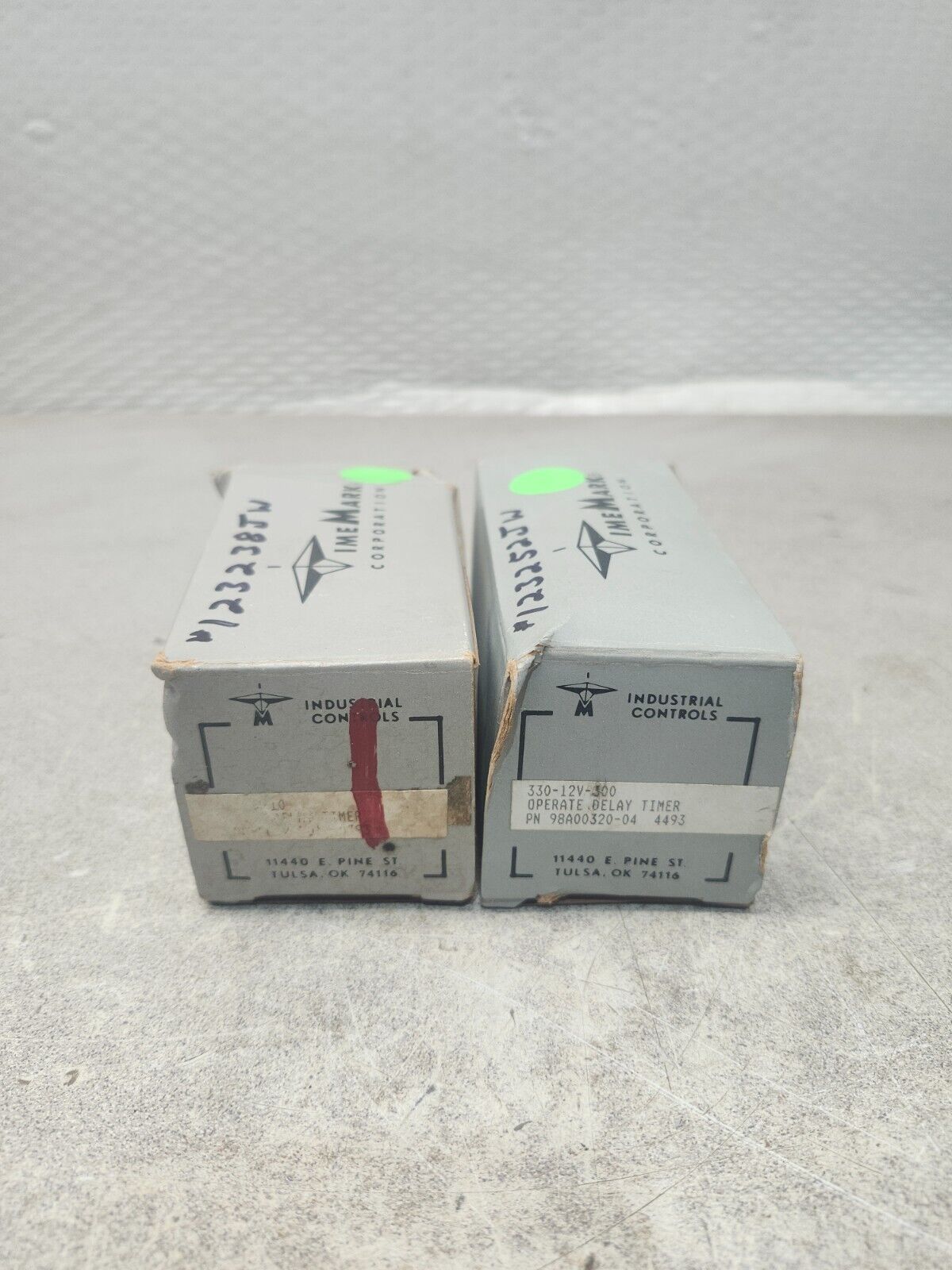 NEW IN BOX LOT OF 2 TIME MARK SIGNALINE RELEASE DELAY 331-12V-10S