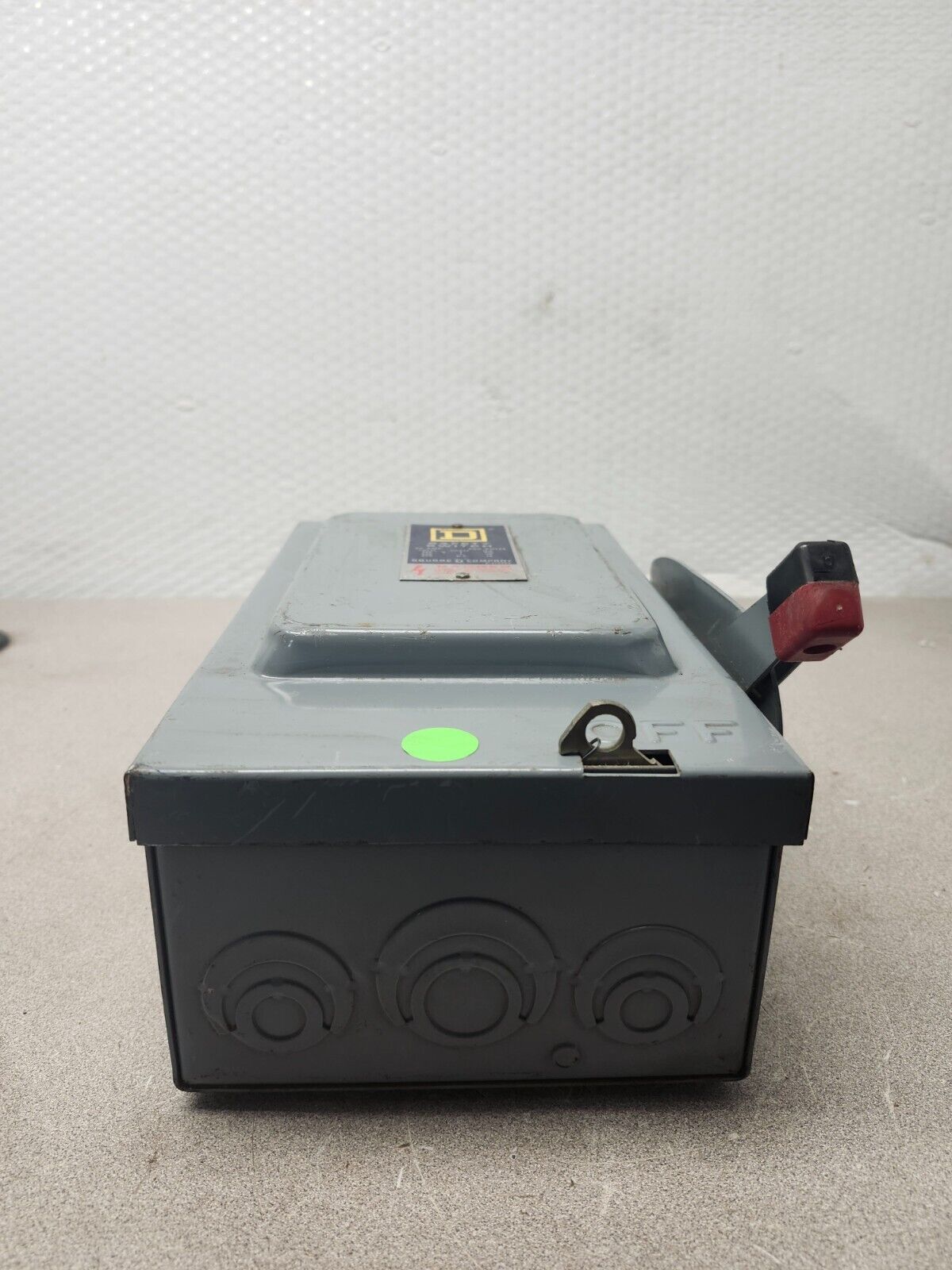 NEW SQUARE D SER E1 SAFETY SWITCH 30AMP 600V HU-261