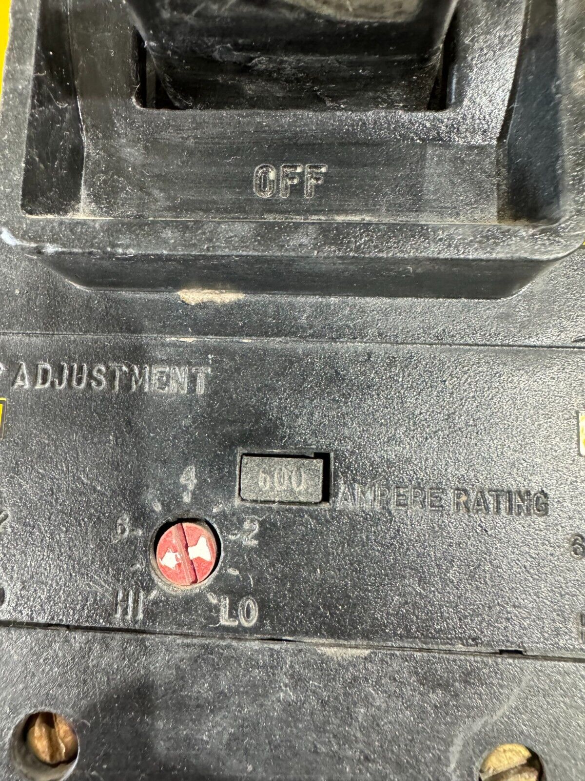 UNUSED SURPLUS WESTINGHOUSE 600AMP MINING CIRCUIT BREAKER 600V.