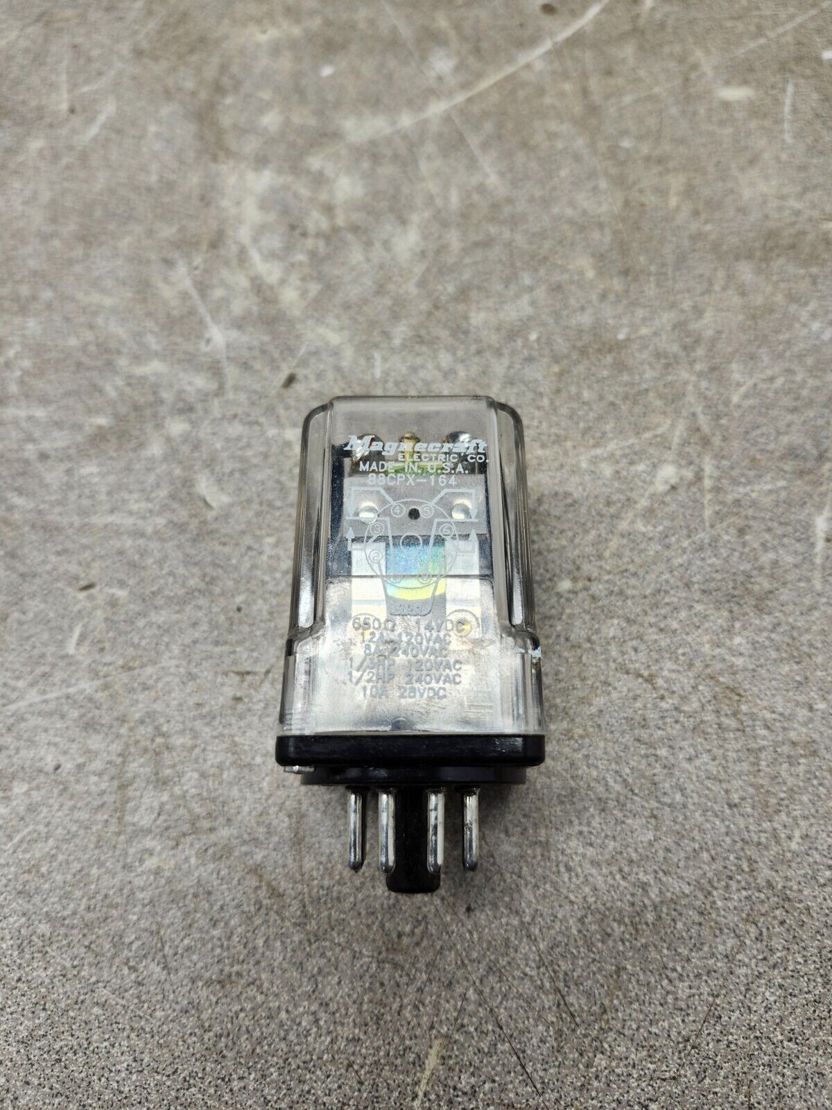 NEW IN BOX MAGNECRAFT RELAY 1/3HP 120VAC, 1/2HP 240VAC, 88CPX-164