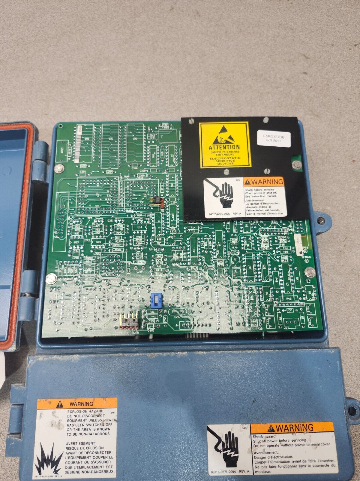 USED ROUSEMOUNT MAGNETIC FLOW TRANSMITTER 8712HR12N0F0235