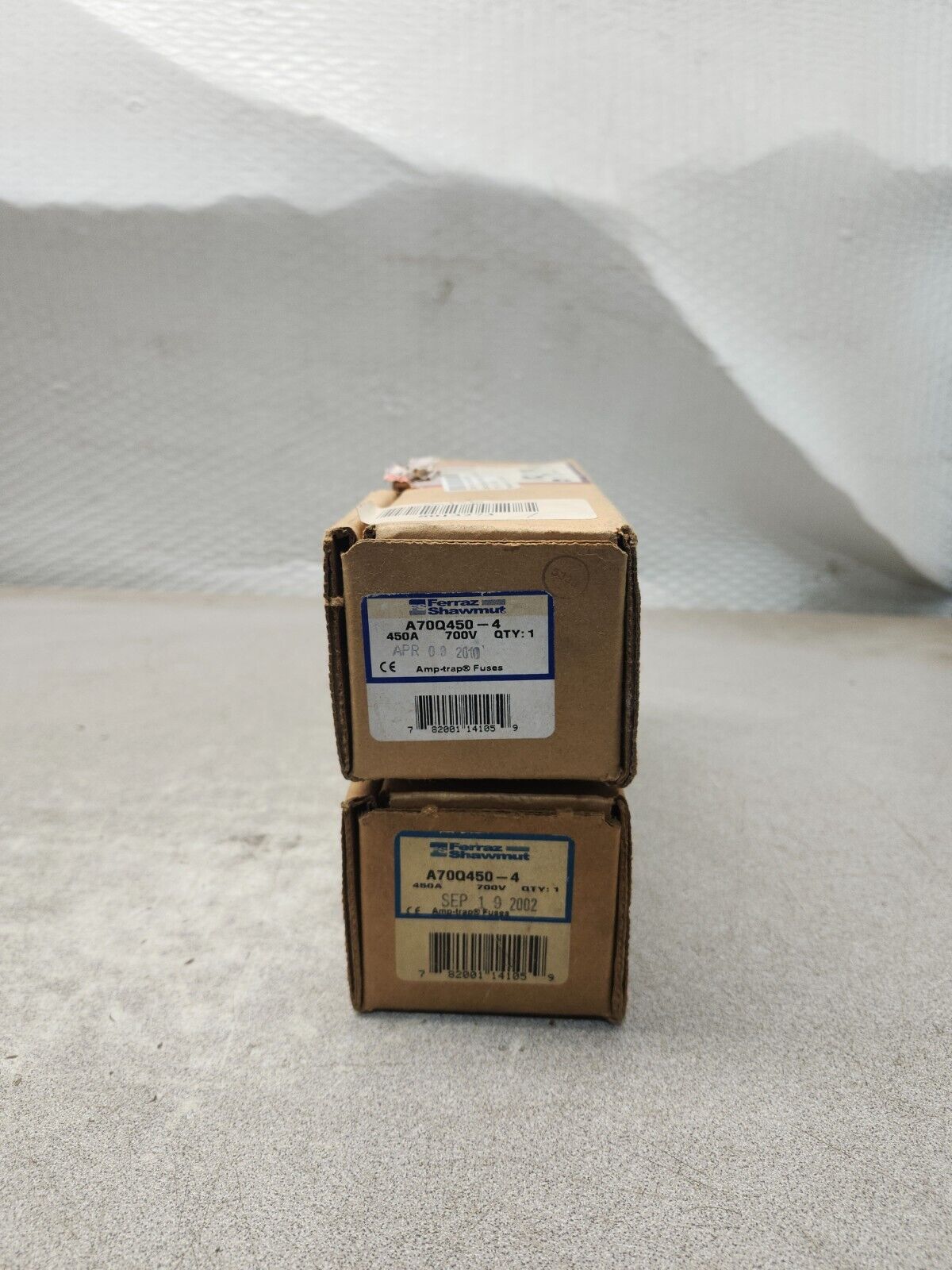 NEW IN BOX LOT OF 2 FERRAZ SHAWMUT FUSE A70Q450-4