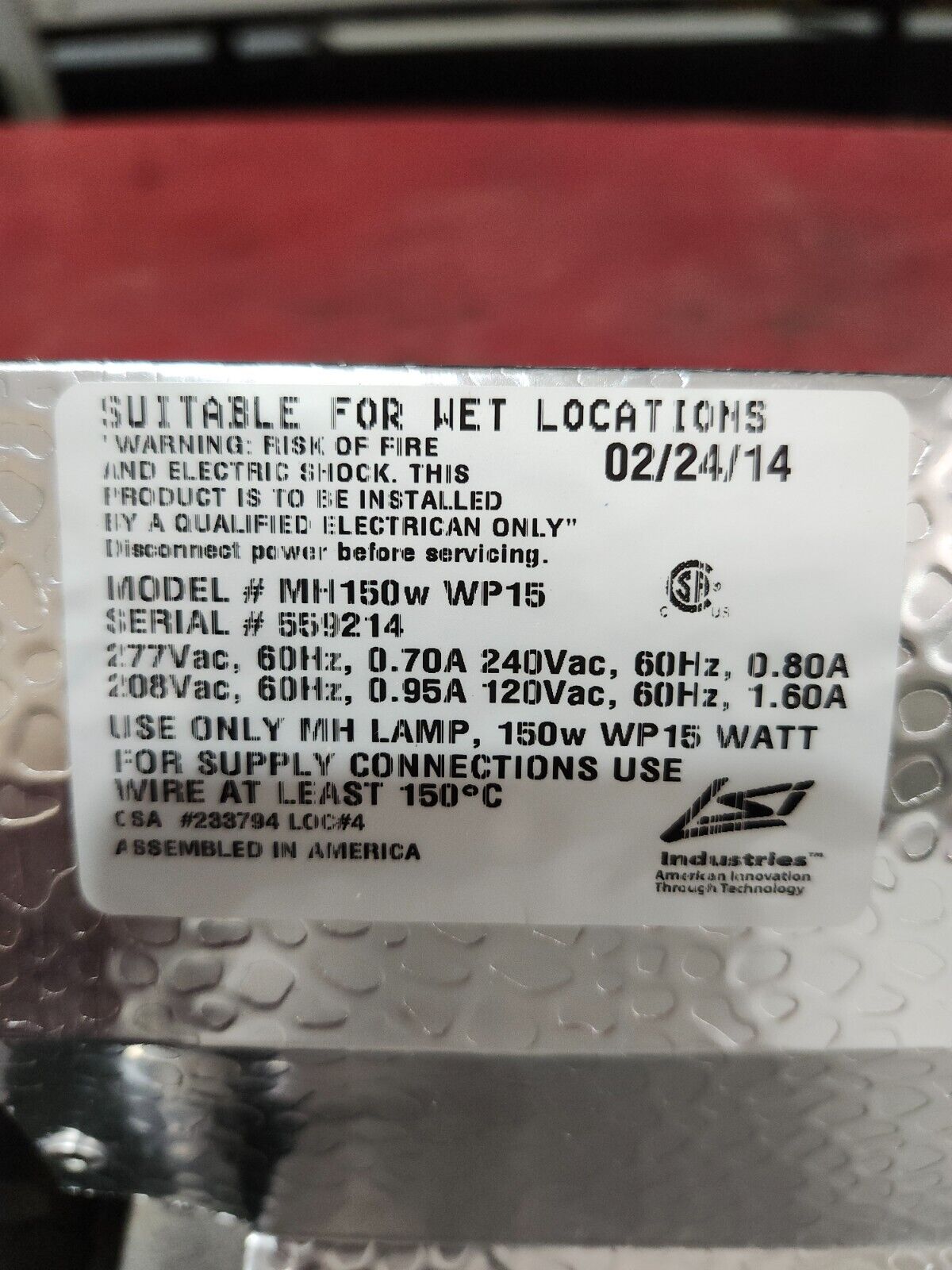 NEW LED Wall Pack Outdoor Industry Standard Forward Throw Replaces MH 150W WP15