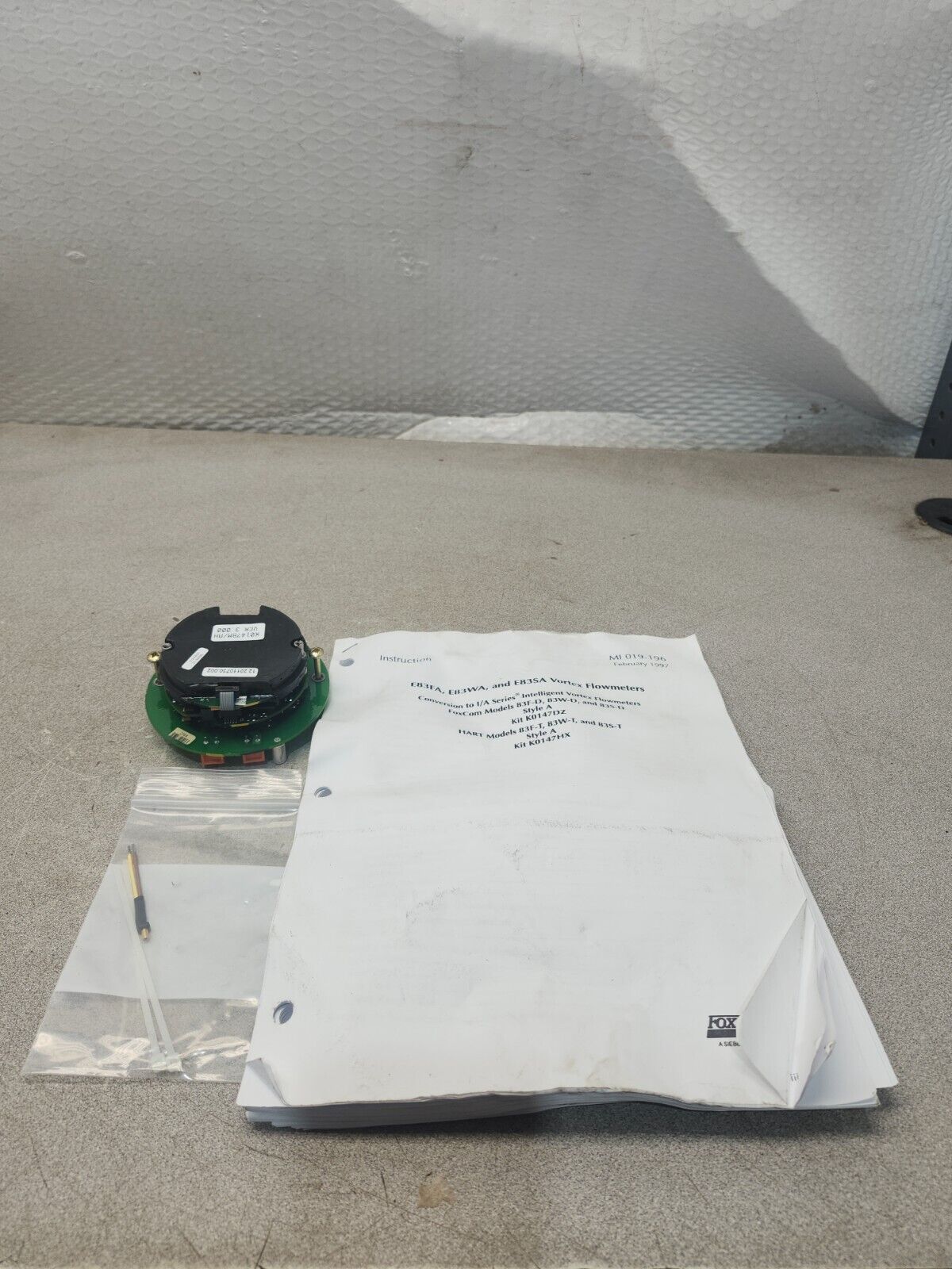 NEW IN BAG FOXBORO KIT REPAIR AMPLIFIER K0147D7