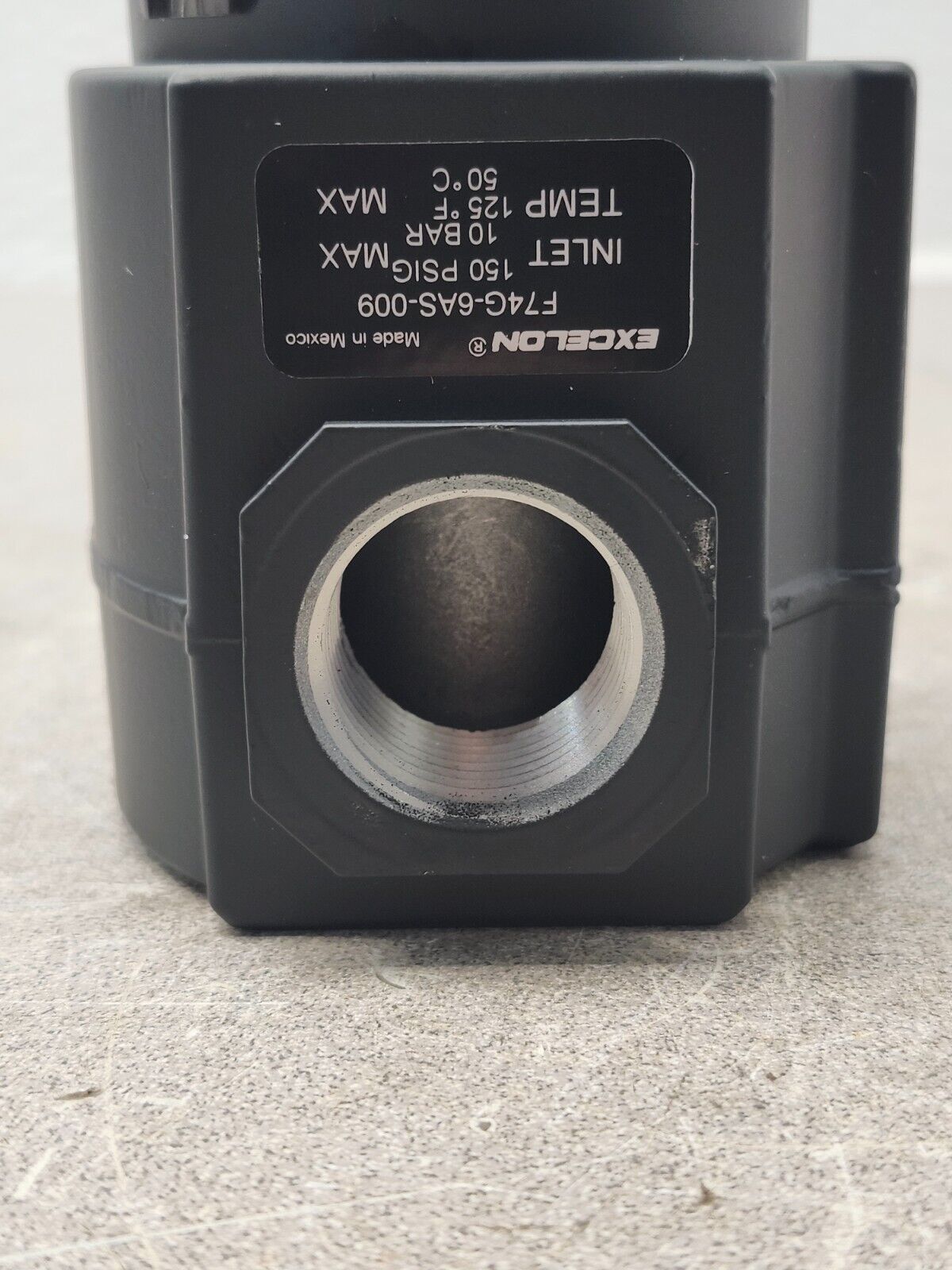 NEW NO BOX Nogren Excelon, Pneumatic Filter F74G-6AS-009