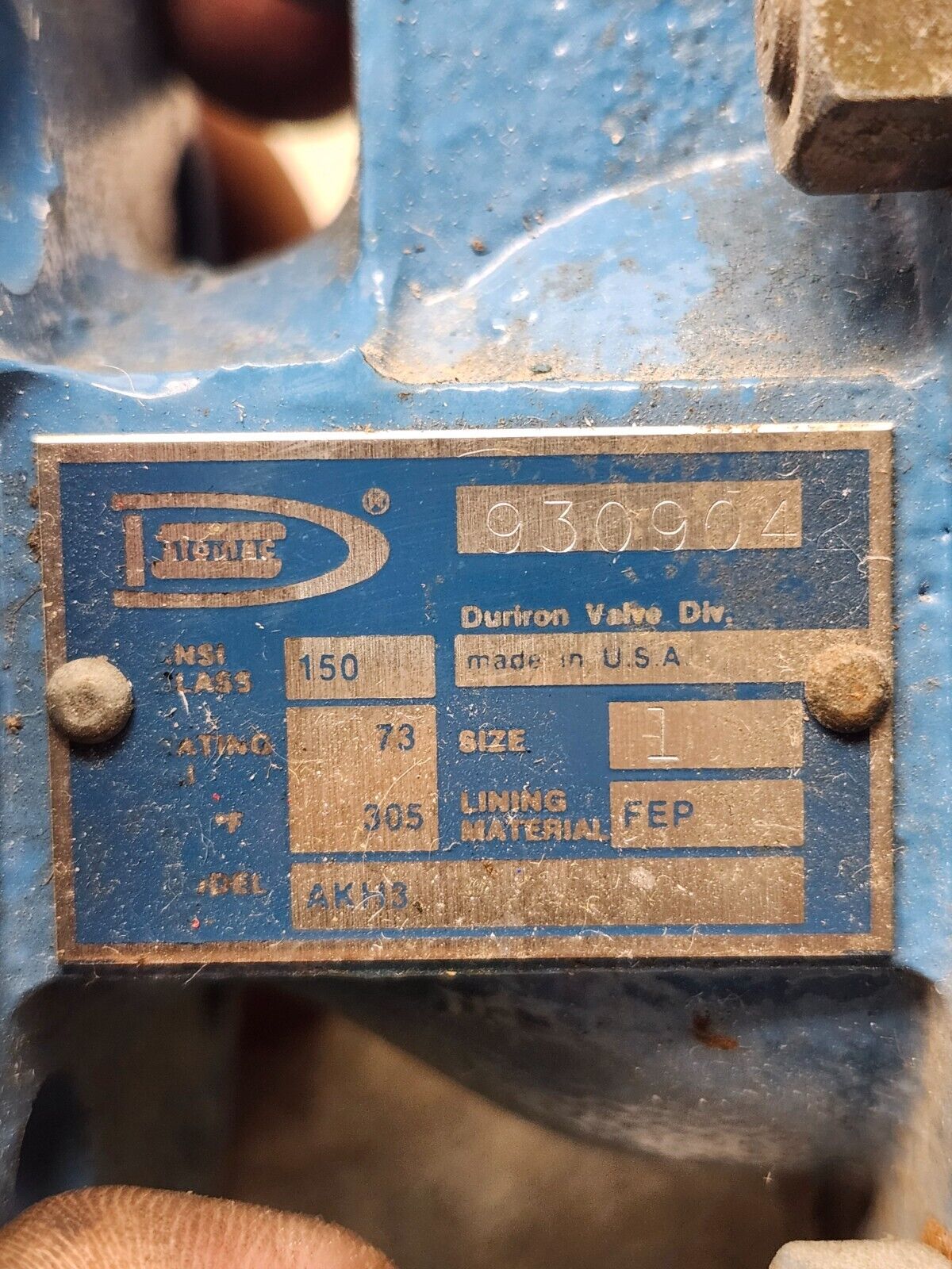 USED Flowserve Atomac Ball Valve 1'' 9309042