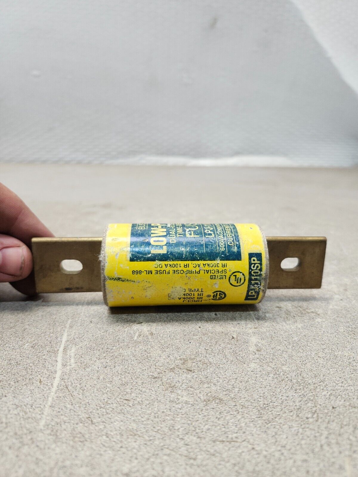 NEW NO BOX BUSS LOW PEAK TIME DELAY FUSE LPJ-110SP