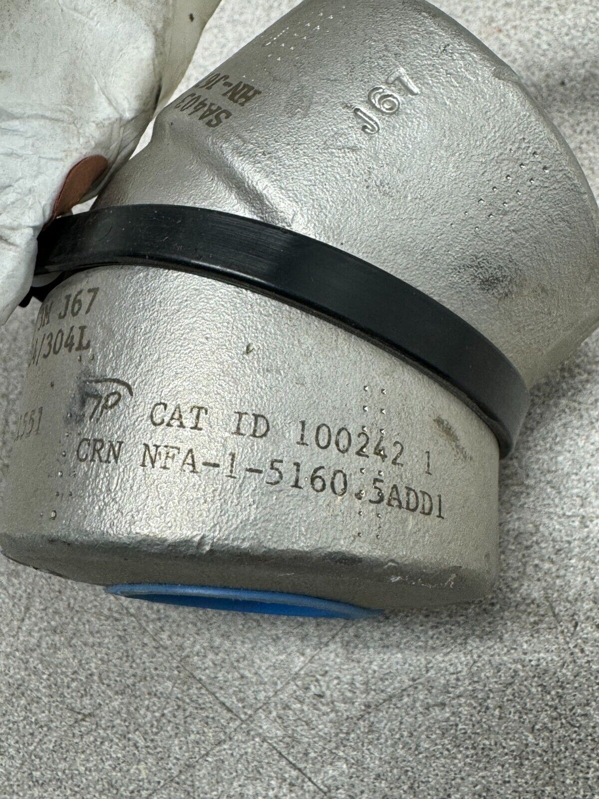 NEW NO BOX TIOGA ELBOW PIPE 100242 NFA-1-51605 F304/304L A111551