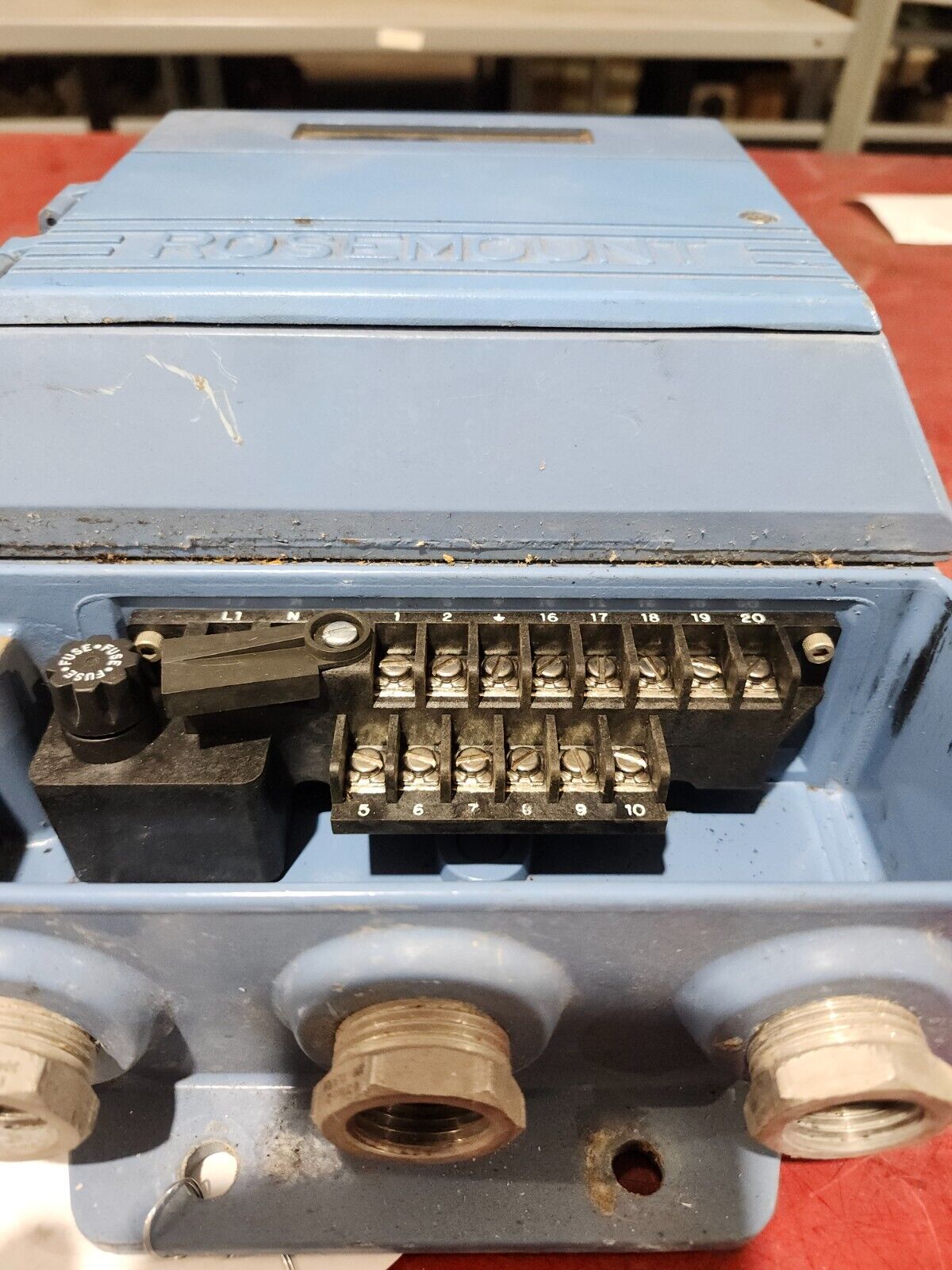 USED ROSEMOUNT MAGNETIC FLOWMETER TRANSMITTER 8712CP12M4