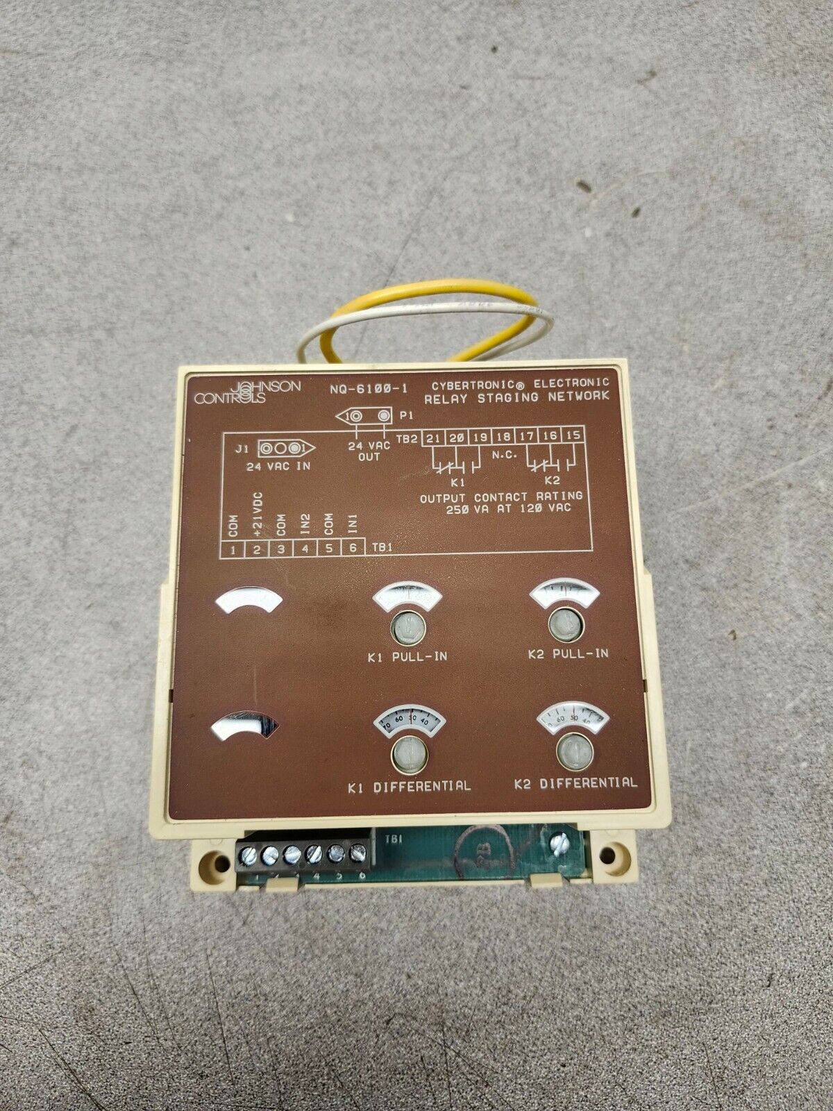 NEW IN BOX JOHNSON CONTROLS STAGING NETWORK PANEL NQ-6100-1