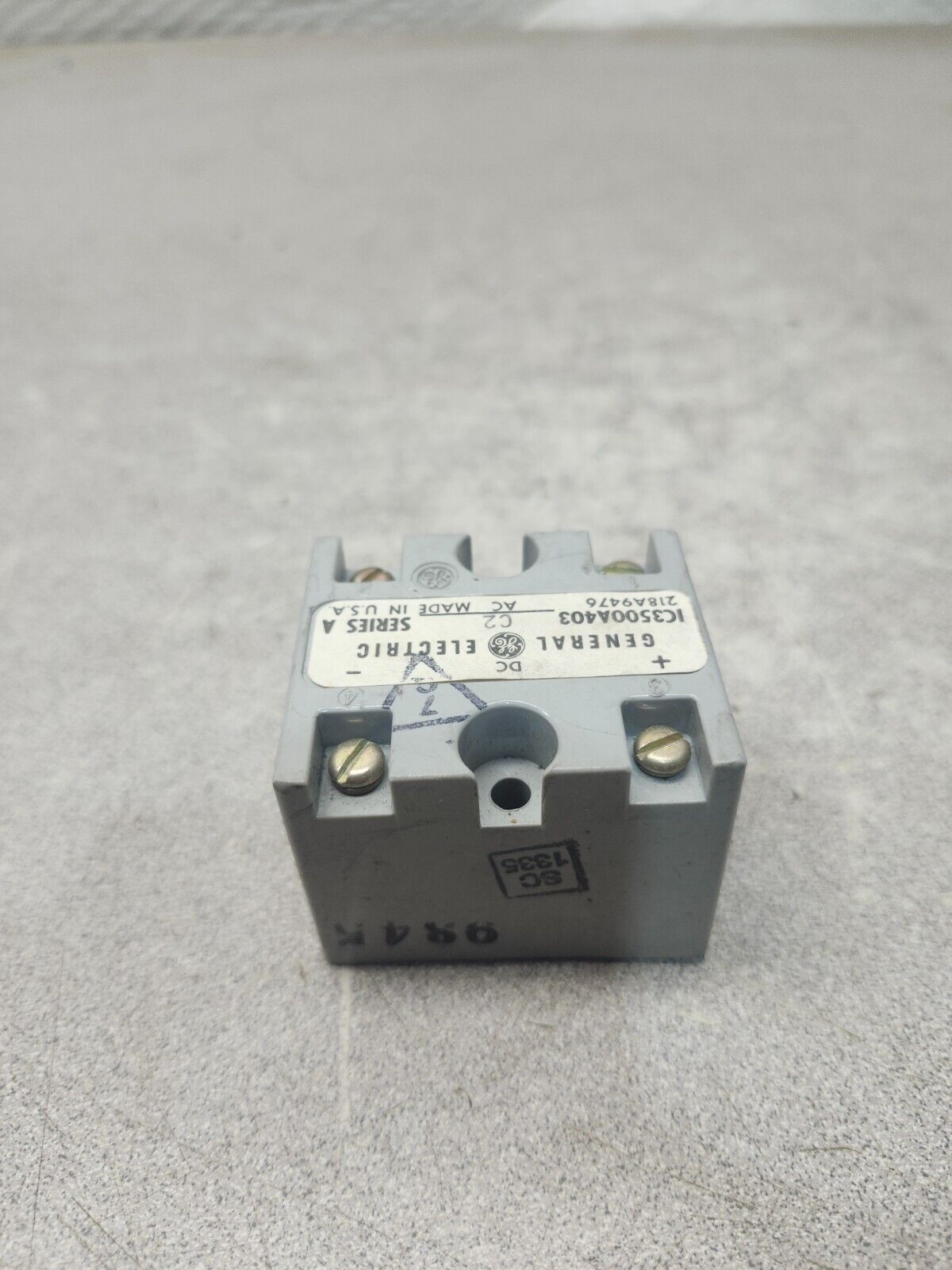 USED GENERAL ELECTRIC RECTIFIER IC3500A403C2