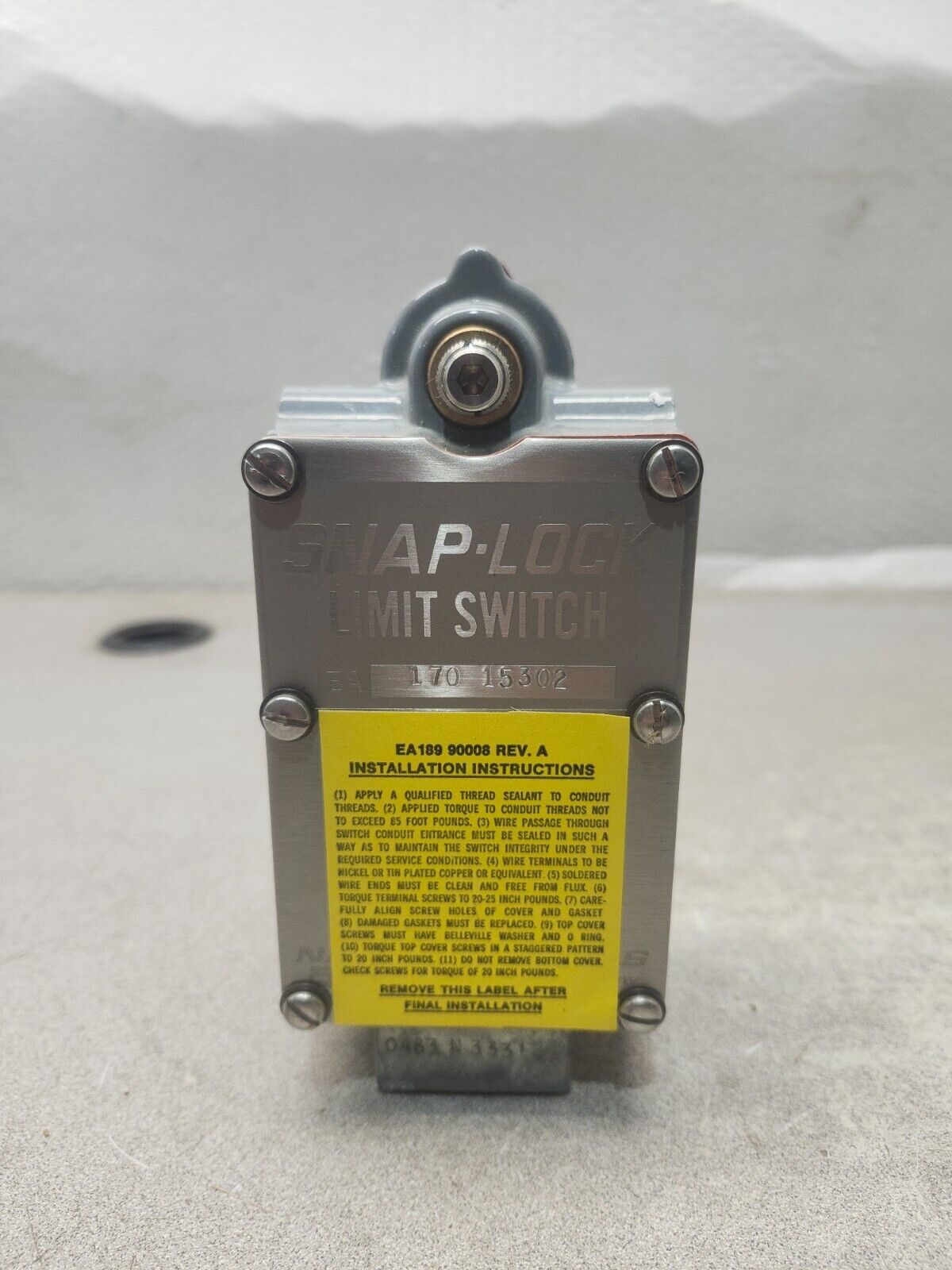 NEW IN BOX NAMCO SNAP-LOCK LIMIT SWITCH EA170 15302 N