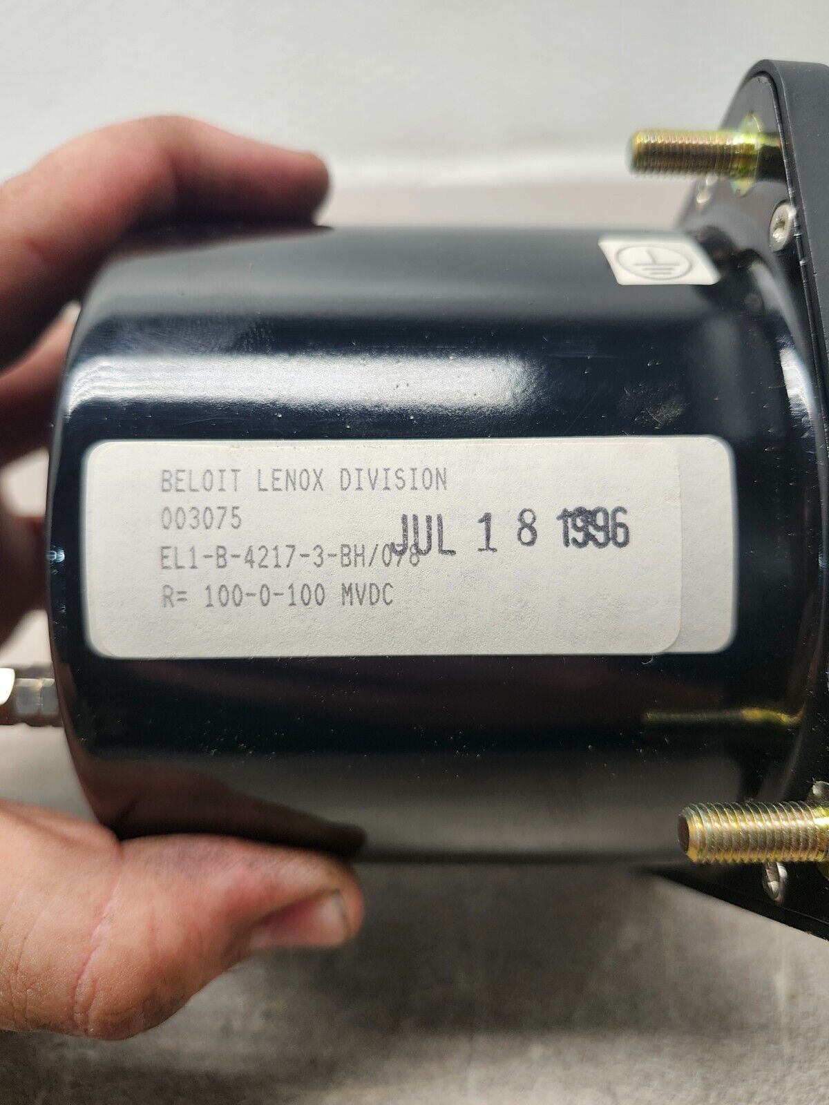 NEW IN BOX BELOIT LENOX DIVISON GAUGE R=100-0-100 EL1-B-4217-3-BH/078