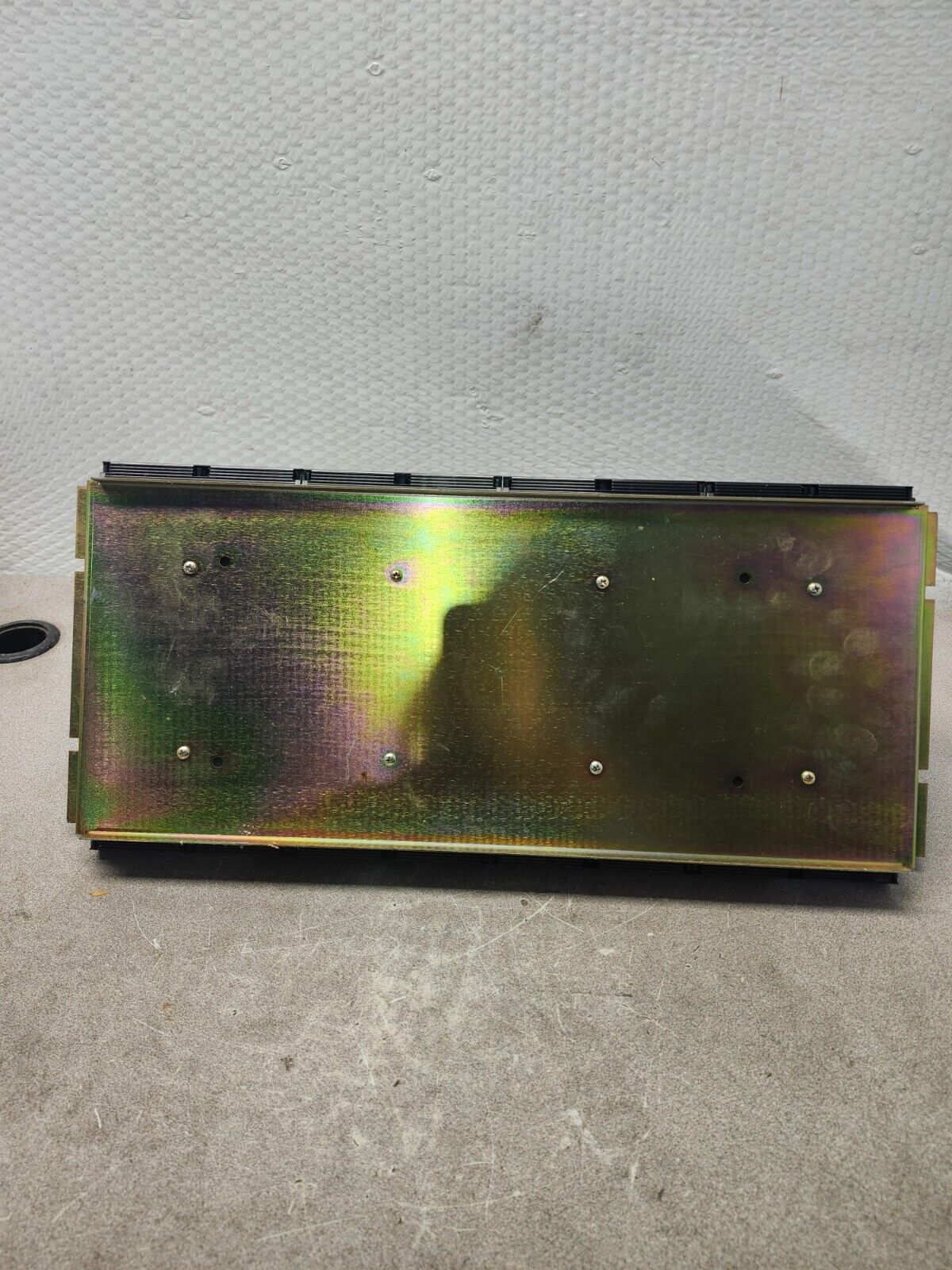 USED FOXBORO BASEPLATE 8 SLOT RACK P0914XA P0914XB W/ (3) FBM204, (4) FBM241