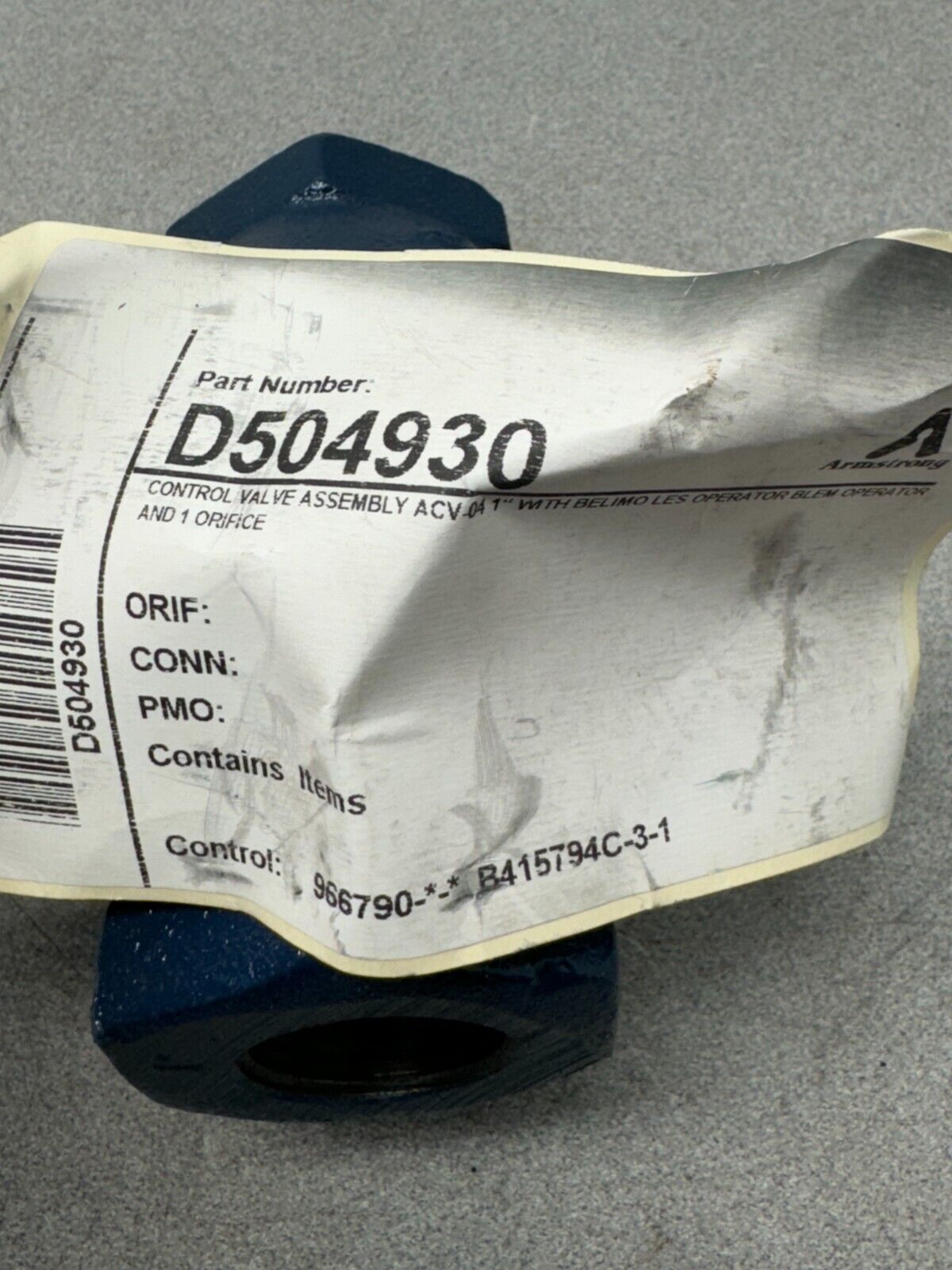 NEW ARMSTRONG 1" ORFICE VALVE ACV4BLEM *NO COIL*