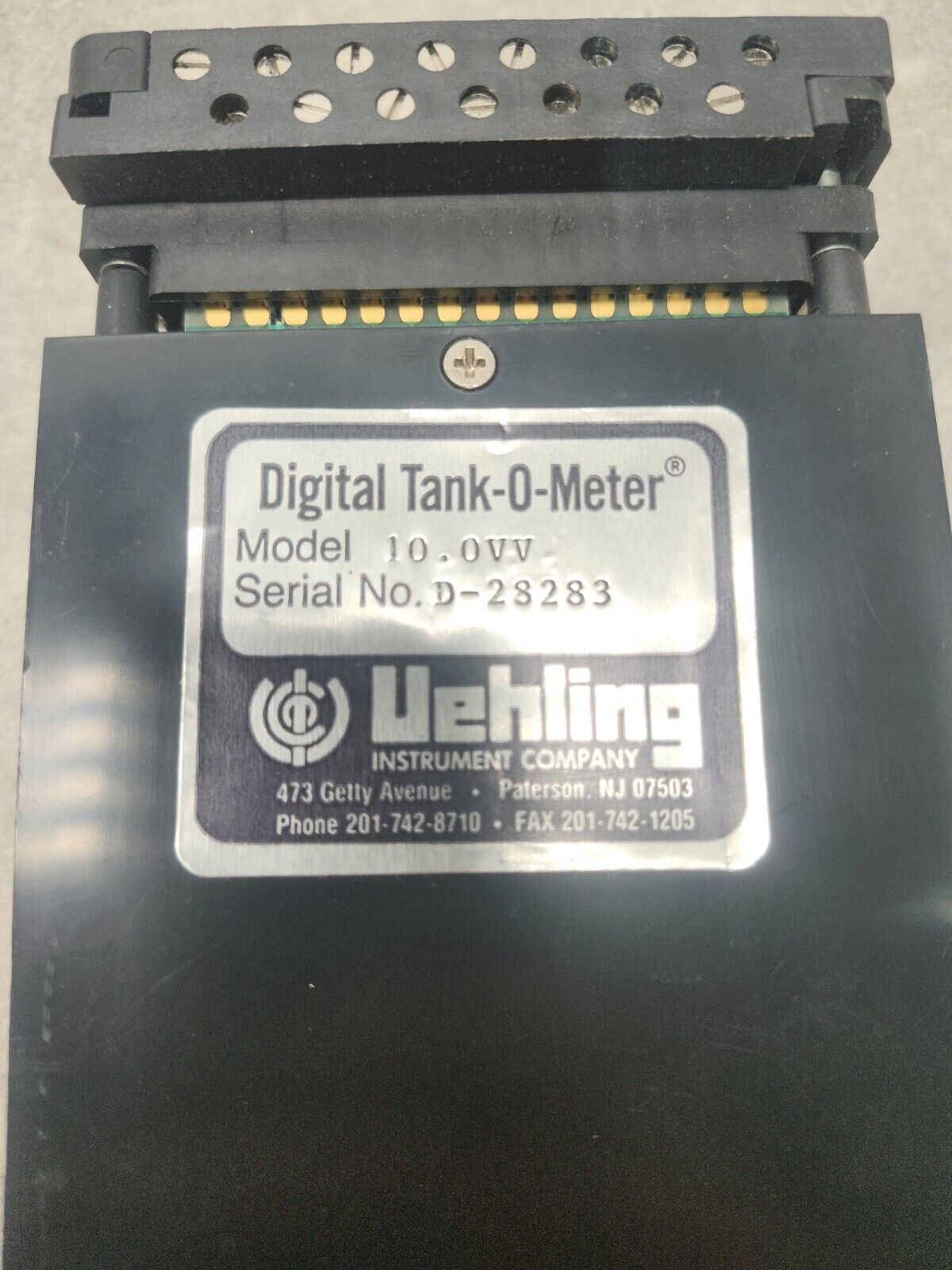 USED UEHLING DIGITAL TANK-O METER 10.0VV