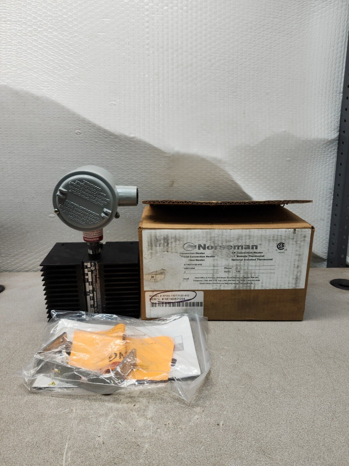 NEW IN BOX NORSEMAN EXPLOSION PROOF ELECTRIC CONVERTER XPAS-150T3120-410