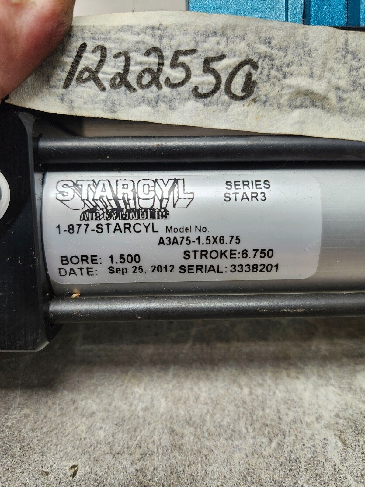 NEW STARCYL Hydraulic Cylinder Actuator A3A75-1.5X6.75 W/ MAC 82A-BC-000-TP-DDAP