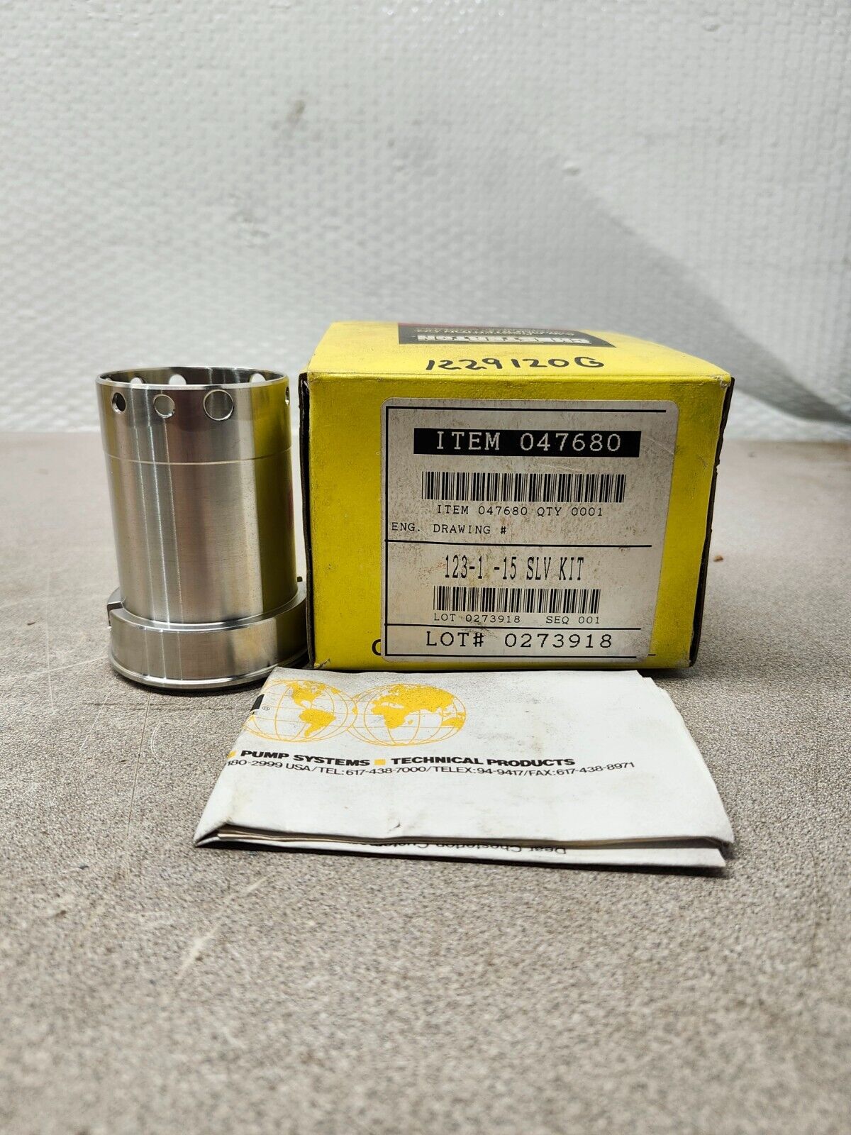 NEW IN BOX LOT OF 6 CHESTERTON PUMP SEAL 123-1-13-SLV-KIT