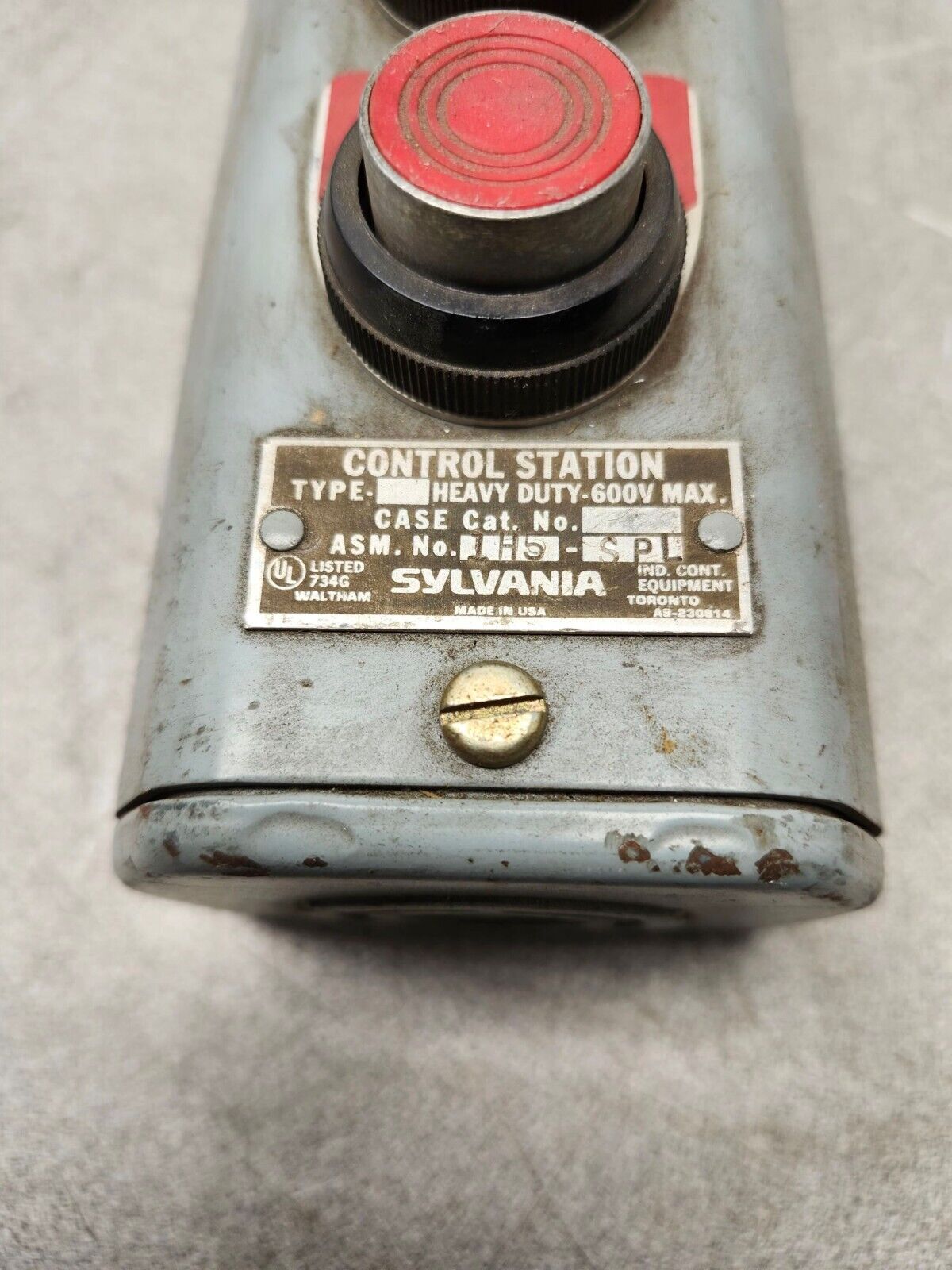 NEW NO BOX Sylvania Control Station 1H5-SPL