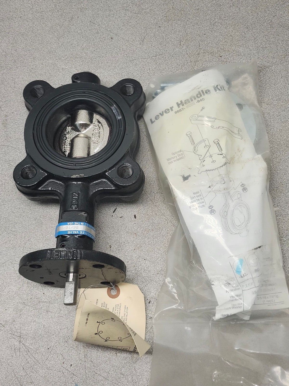 NEW IN BOX MILWAUKEE 2-1/2" BUTTERFLY VALVE ML222B DK