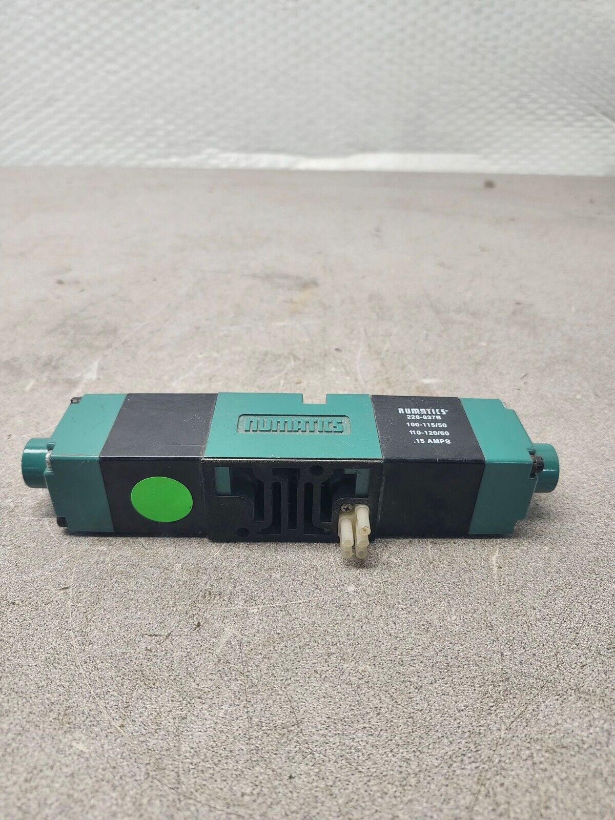 USED Numatics Pneumatic Valve 150 PSIG 228-837B .15 AMPS 081SS500K046T30