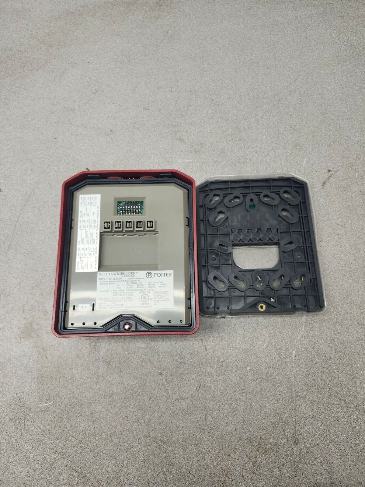 NEW NO BOX Potter Amseco Weatherproof Horn Strobe SH-1224WP