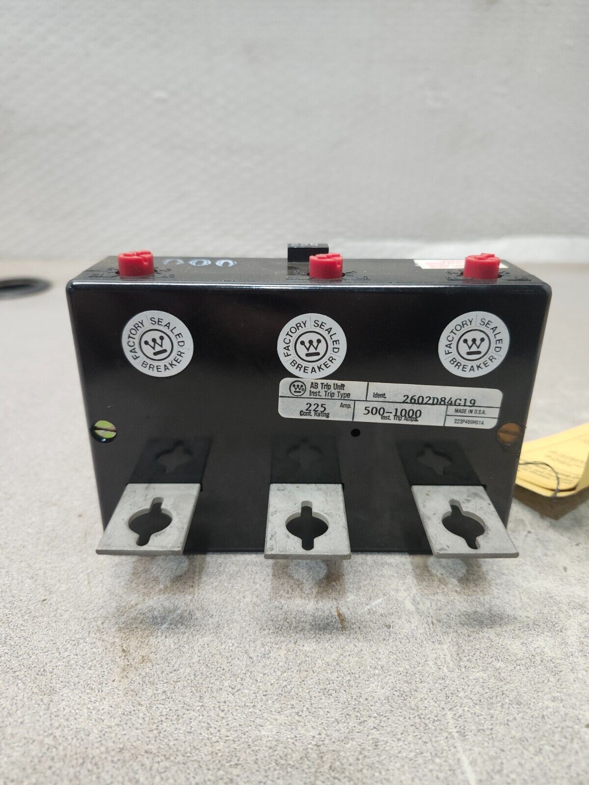 NEW IN BOX WESTINGHOUSE CIRCUIT BREAKER TRIP, 3-P, 500-1000 AMPS, HKA31000TM